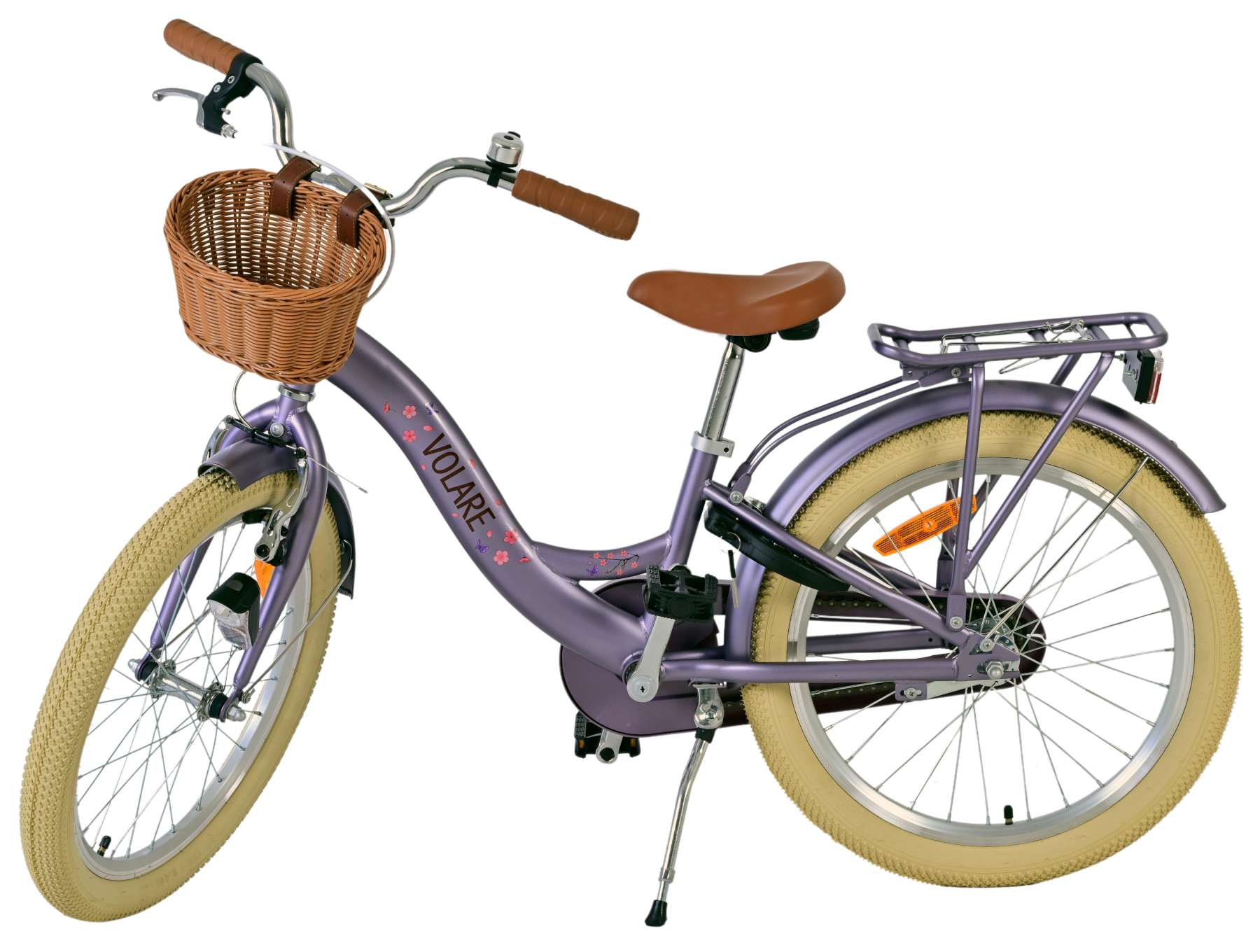 Volare Blossom Kinderfiets - Meisjes - 20 inch - Paars 8 Volare Blossom Kinderfiets - Meisjes - 20 inch - Paars - Afbeelding 8