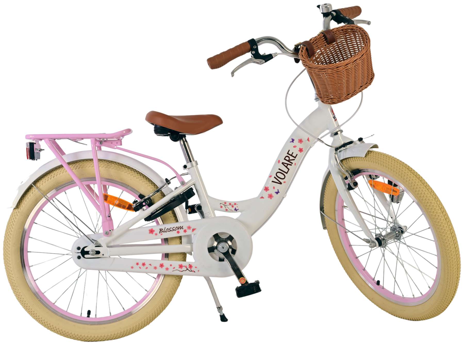 Volare Blossom Kinderfiets - Meisjes - 20 inch - Wit - Twee handremmen 10 Volare Blossom Kinderfiets - Meisjes - 20 inch - Wit - Twee handremmen - Afbeelding 10