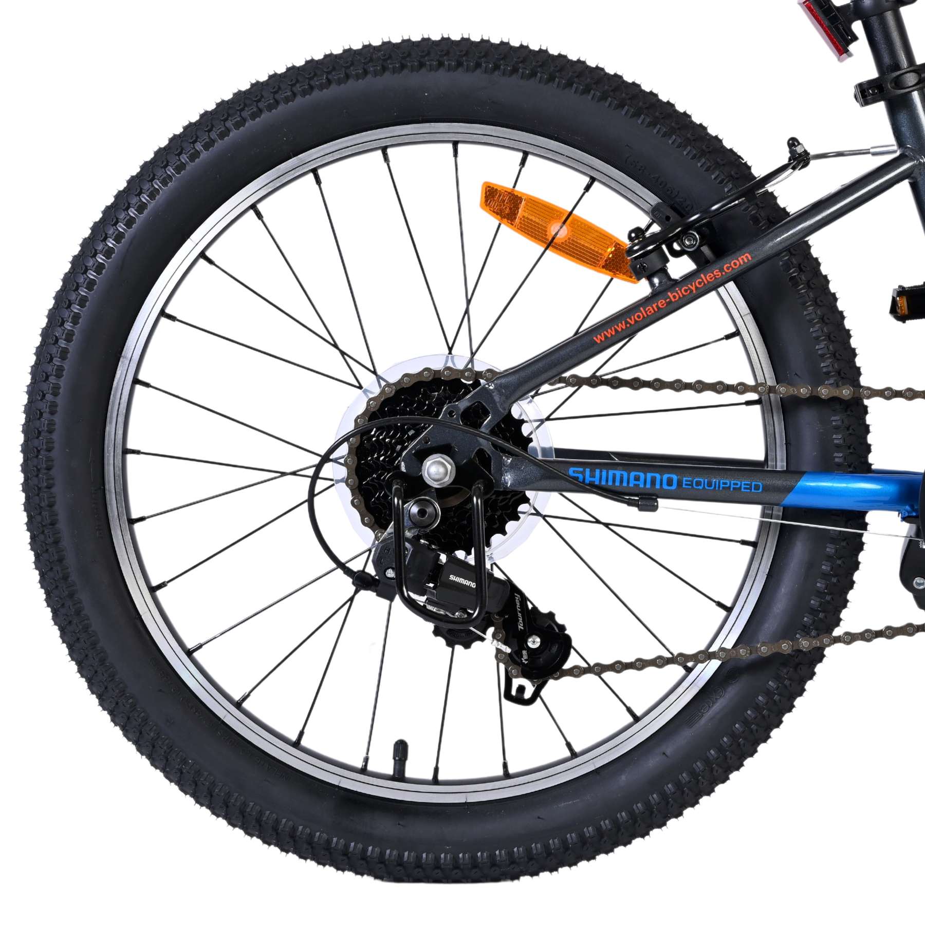 Volare Boost Kinderfiets - 20 inch - 7 Speed - Blauw/Grijs 2 Volare Boost Kinderfiets - 20 inch - 7 Speed - Blauw/Grijs - Afbeelding 2