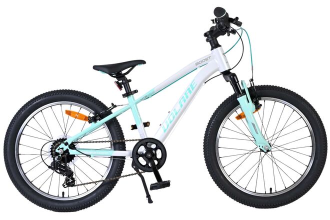 Volare Boost Kinderfiets - 20 inch - 7 Speed - Wit/Mintgroen 1 Volare Boost Kinderfiets - 20 inch - 7 Speed - Wit/Mintgroen