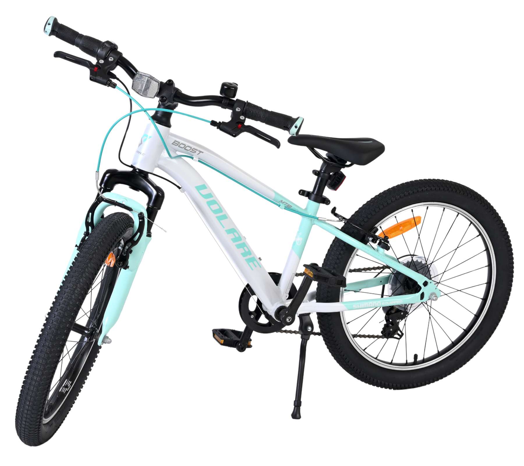 Volare Boost Kinderfiets - 20 inch - 7 Speed - Wit/Mintgroen 10 Volare Boost Kinderfiets - 20 inch - 7 Speed - Wit/Mintgroen - Afbeelding 10