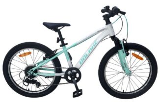 Volare Boost Kinderfiets - 24 inch - 21 Speed - Wit/Mintgroen