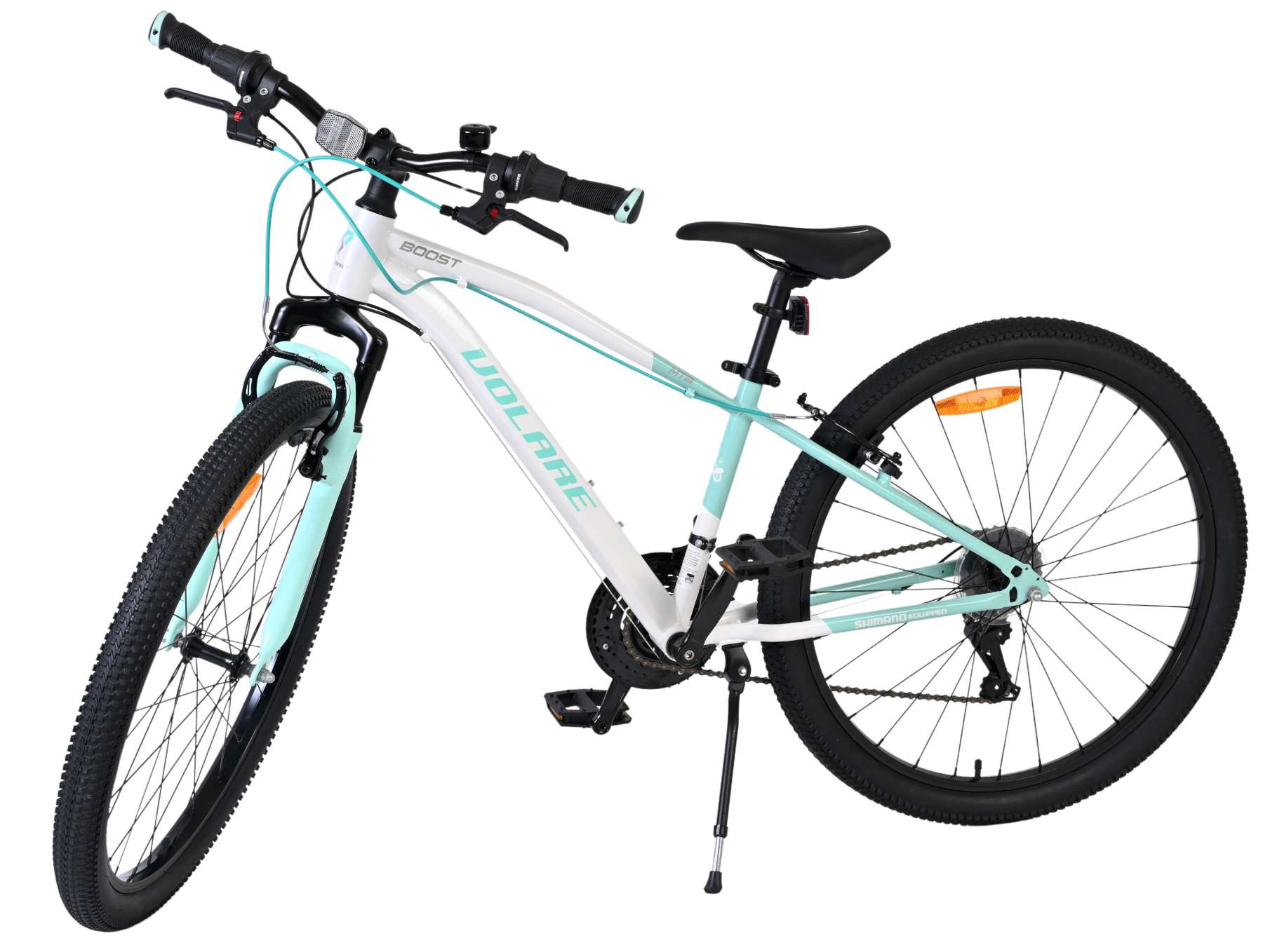 Volare Boost Kinderfiets - 26 inch - 21 speed - Wit/Mintgroen 9 Volare Boost Kinderfiets - 26 inch - 21 speed - Wit/Mintgroen - Afbeelding 9