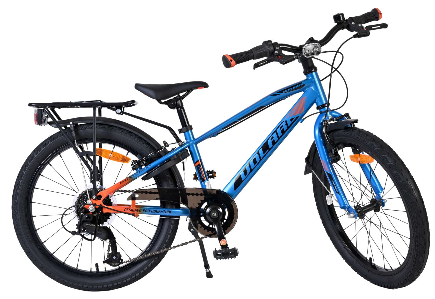 Volare Explorer Kinderfiets - 20 inch - 7 Speed - Blauw/Oranje 11 Volare Explorer Kinderfiets - 20 inch - 7 Speed - Blauw/Oranje - Afbeelding 11