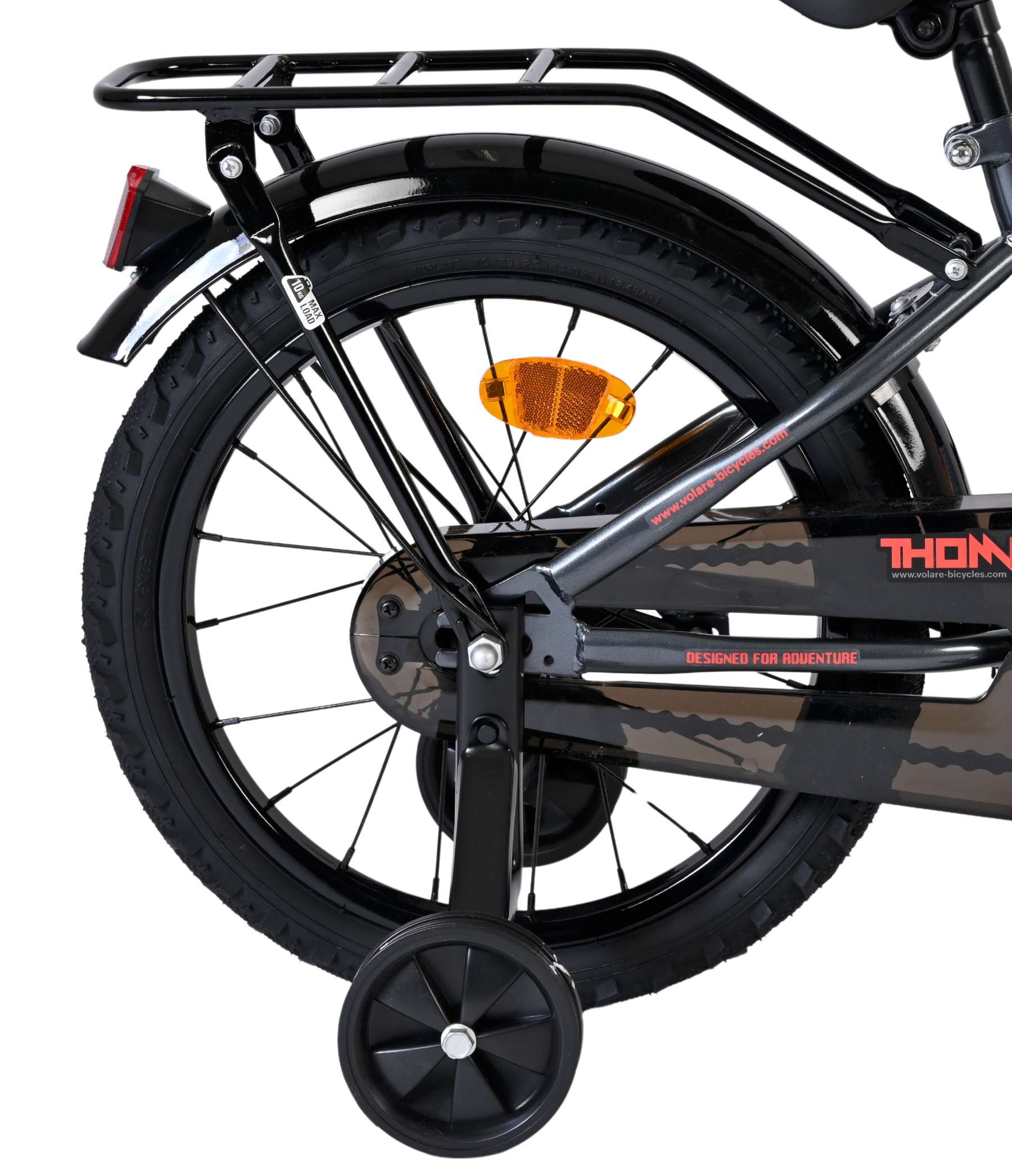 Volare Thombike Kinderfiets - Jongens - 16 inch - Blauw/Oranje 2 Volare Thombike Kinderfiets - Jongens - 16 inch - Blauw/Oranje - Afbeelding 2