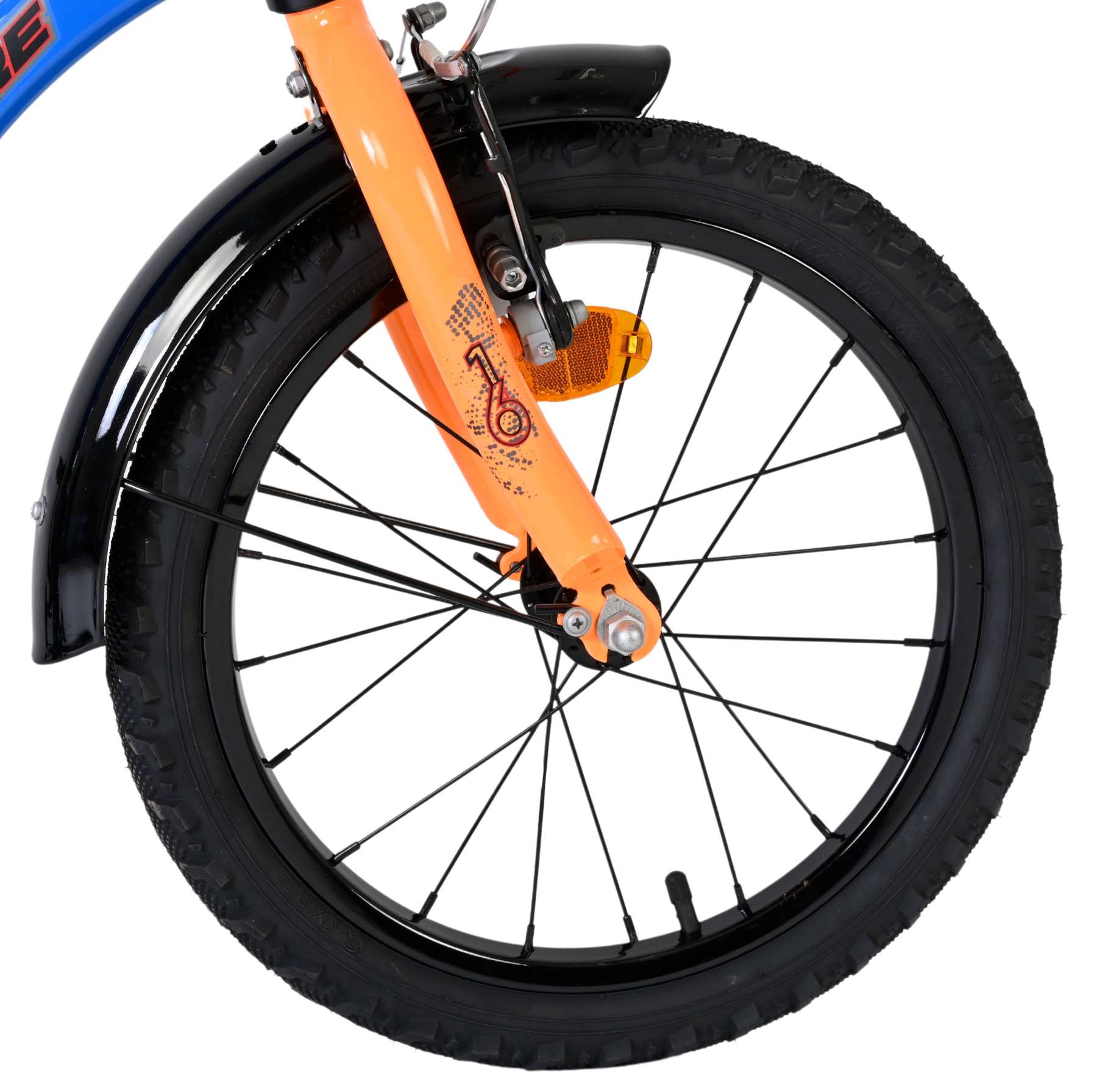 Volare Thombike Kinderfiets - Jongens - 16 inch - Blauw/Oranje 3 Volare Thombike Kinderfiets - Jongens - 16 inch - Blauw/Oranje - Afbeelding 3