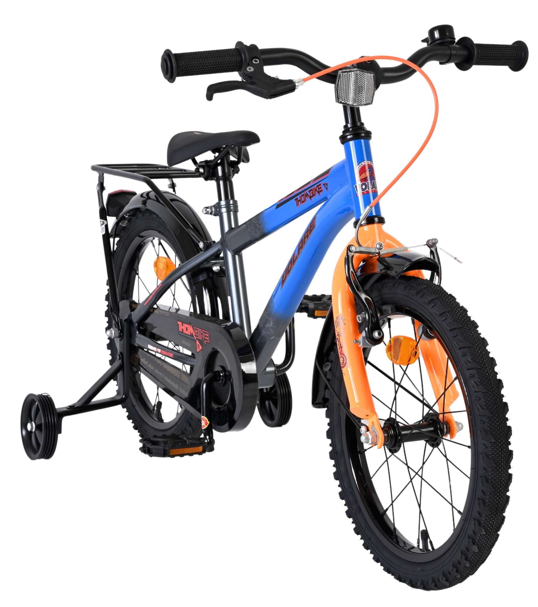Volare Thombike Kinderfiets - Jongens - 16 inch - Blauw/Oranje 5 Volare Thombike Kinderfiets - Jongens - 16 inch - Blauw/Oranje - Afbeelding 5