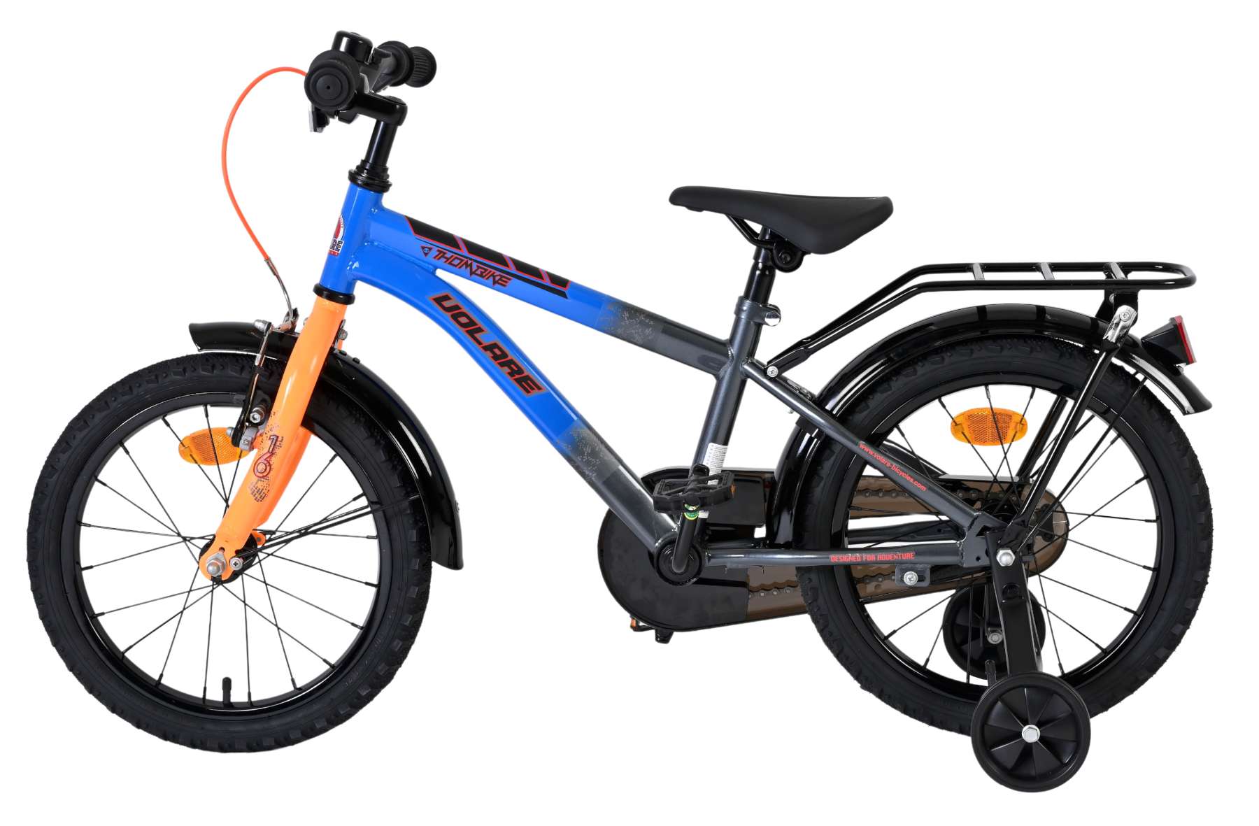 Volare Thombike Kinderfiets - Jongens - 16 inch - Blauw/Oranje 7 Volare Thombike Kinderfiets - Jongens - 16 inch - Blauw/Oranje - Afbeelding 7