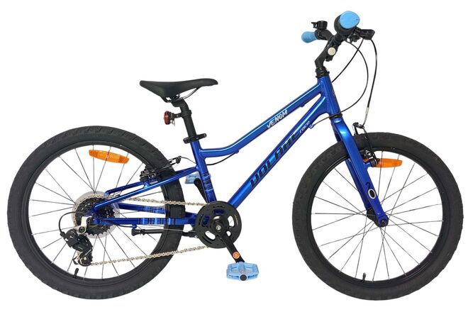 Volare Venom Kinderfiets - Jongens - 14 inch - Blauw - Twee handremmen
