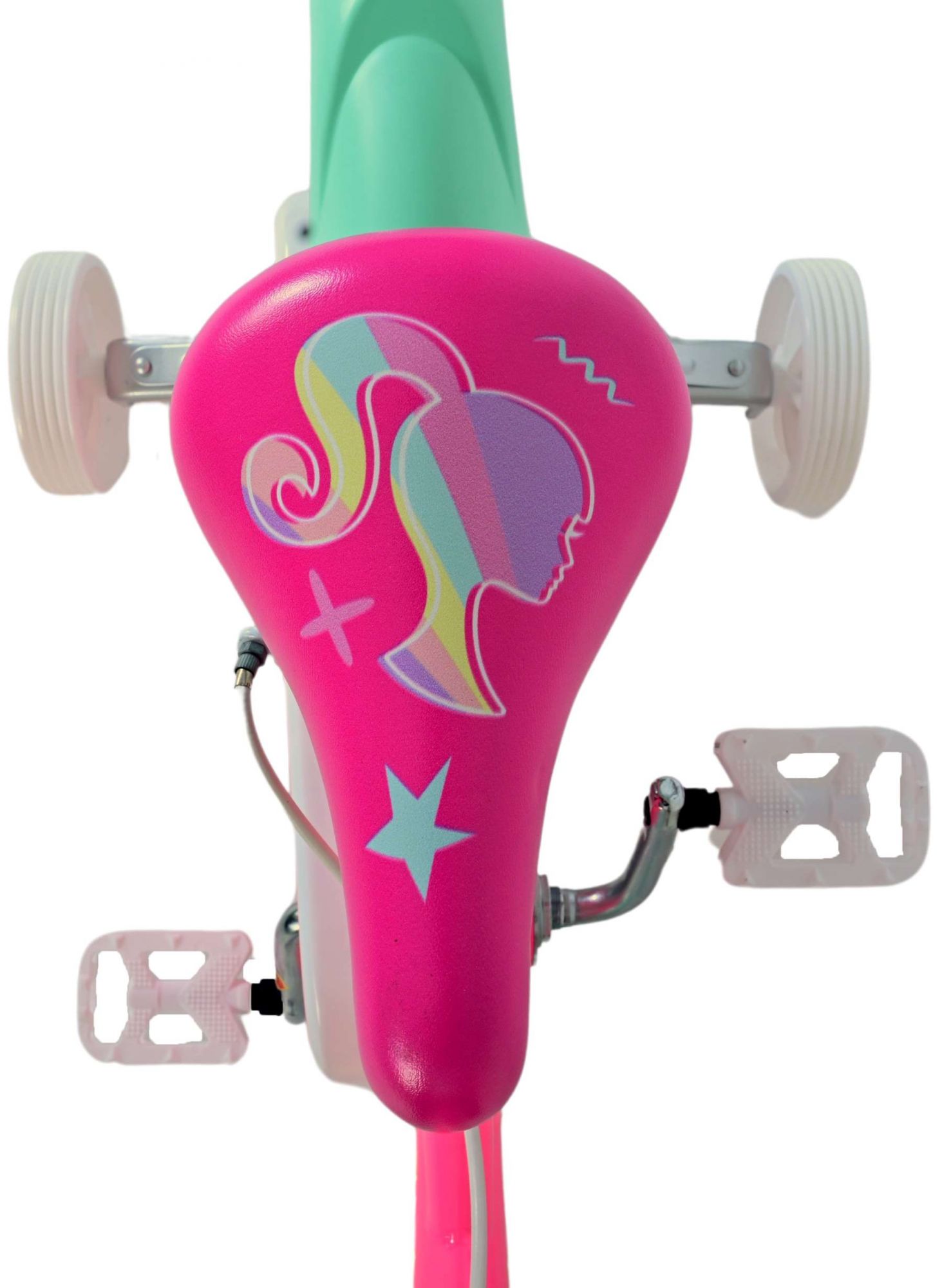 Barbie Kinderfiets - Meisjes - 12 inch - Roze - Twee Handremmen 7 Barbie Kinderfiets - Meisjes - 12 inch - Roze - Twee Handremmen - Afbeelding 7