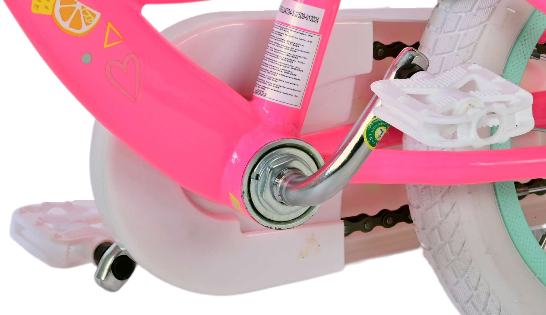Barbie Kinderfiets - Meisjes - 12 inch - Roze - Twee Handremmen 2 Barbie Kinderfiets - Meisjes - 12 inch - Roze - Twee Handremmen - Afbeelding 2