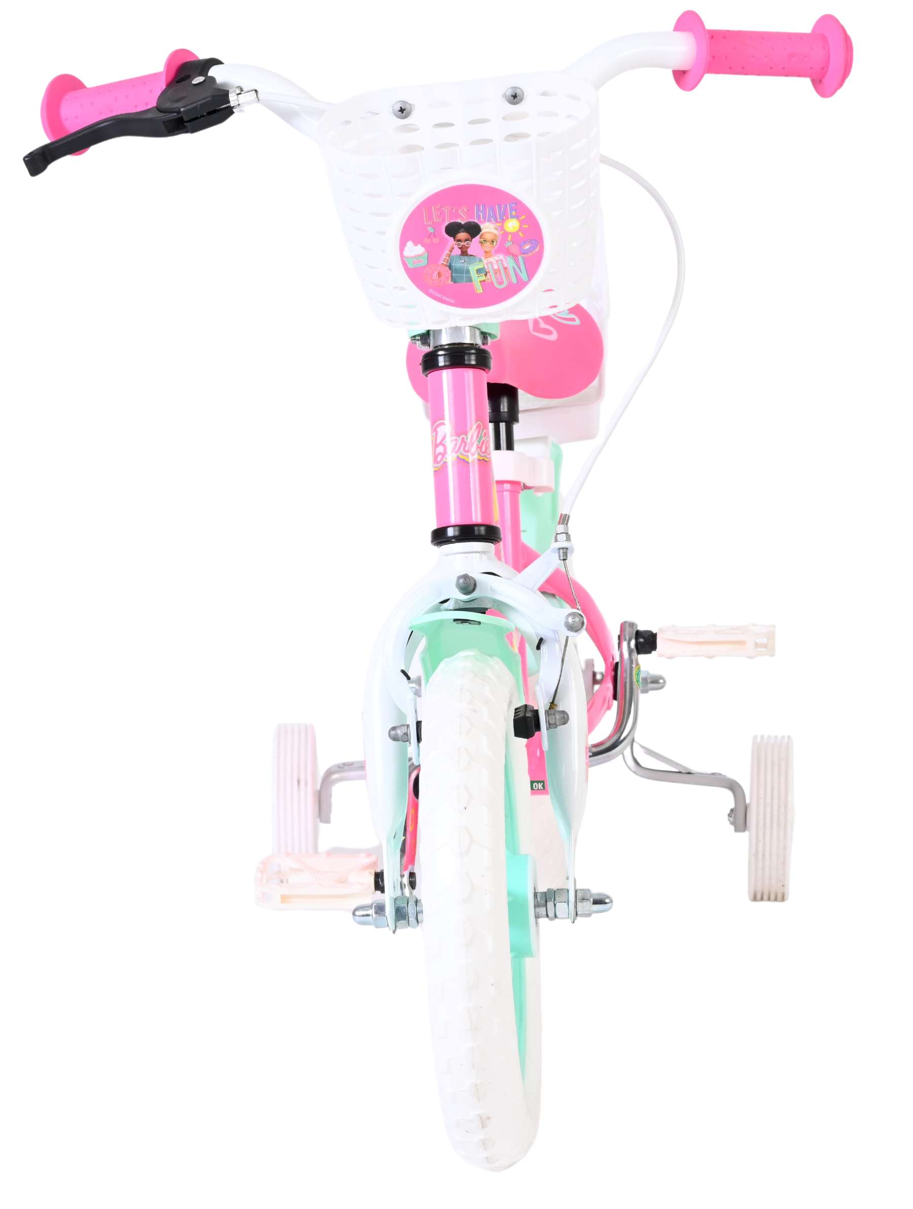 Barbie Kinderfiets - Meisjes - Mag Wheels - 12 inch - Roze 6 Barbie Kinderfiets - Meisjes - Mag Wheels - 12 inch - Roze - Afbeelding 6