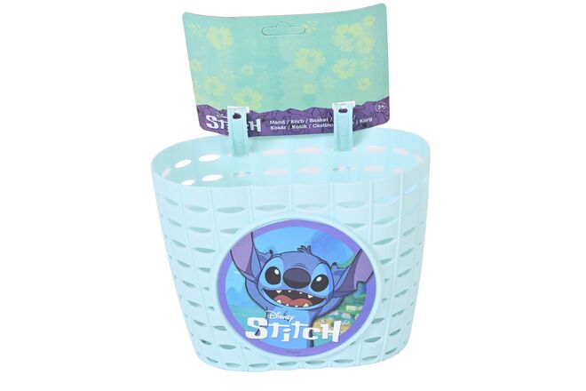 Disney Stitch Plastic Mandje - Uni - Blauw 1 Disney Stitch Plastic Mandje - Uni - Blauw