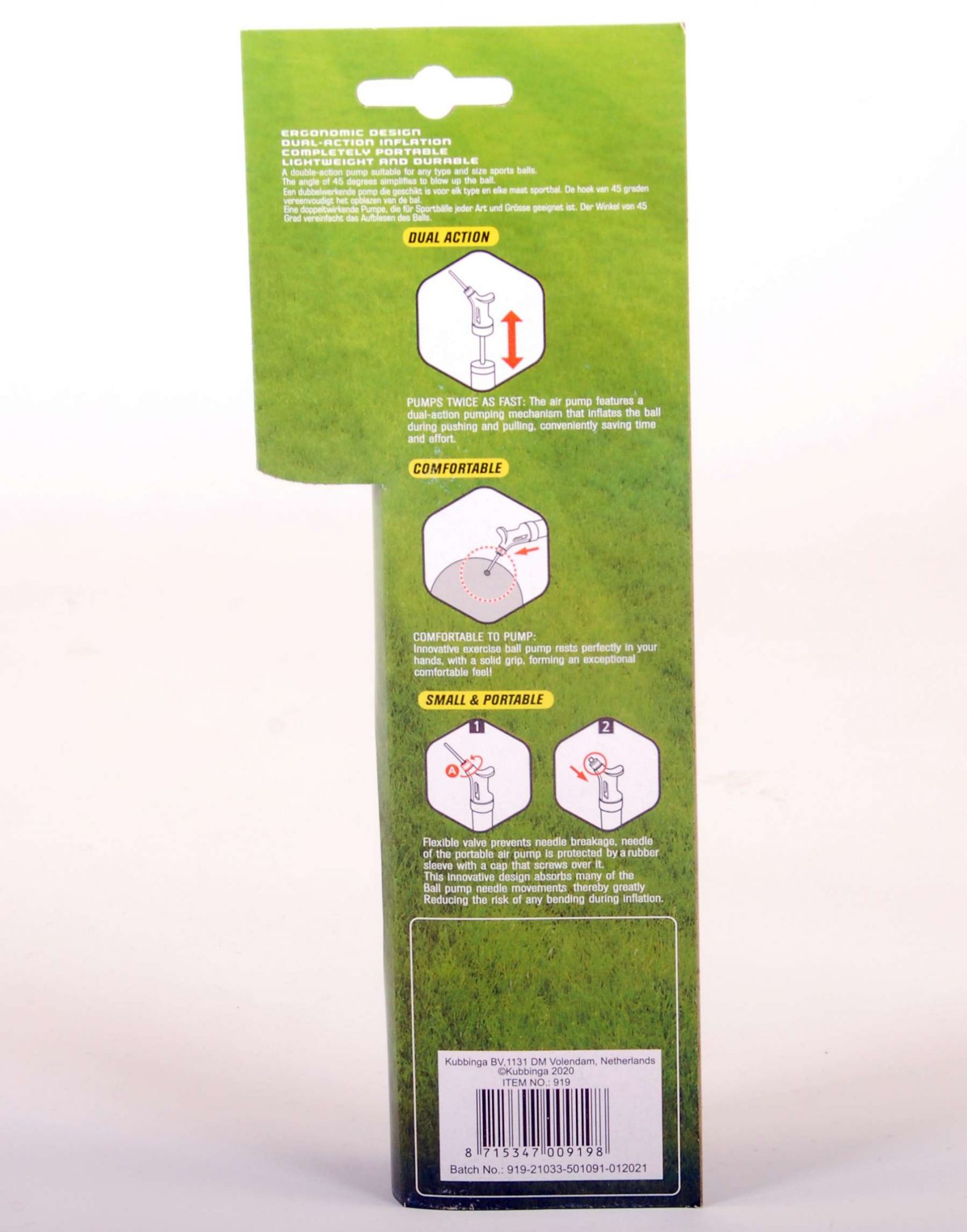 E&L Sports - Ballenpomp - Zwart 3 E&L Sports - Ballenpomp - Zwart - Afbeelding 3