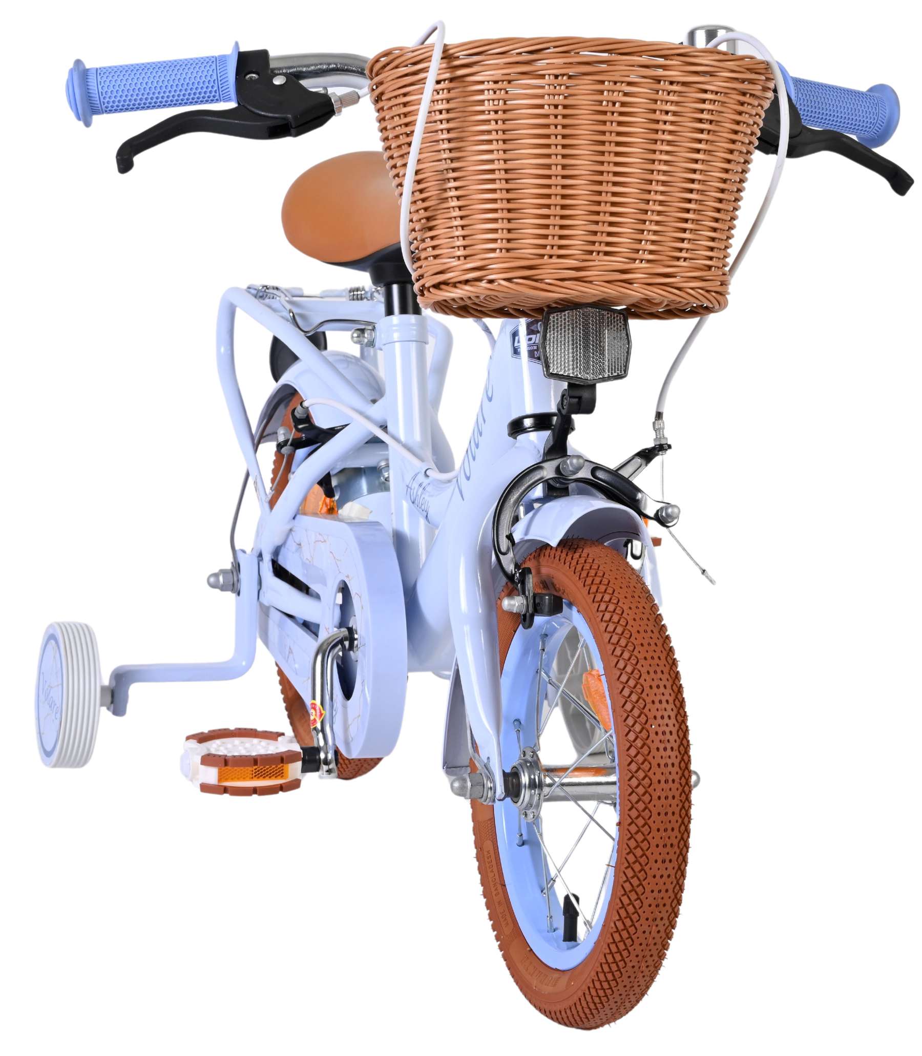 Volare Ashley Kinderfiets - Meisjes - 12 inch - Pastel Blauw - Twee handremmen 5 Volare Ashley Kinderfiets - Meisjes - 12 inch - Pastel Blauw - Twee handremmen - Afbeelding 5