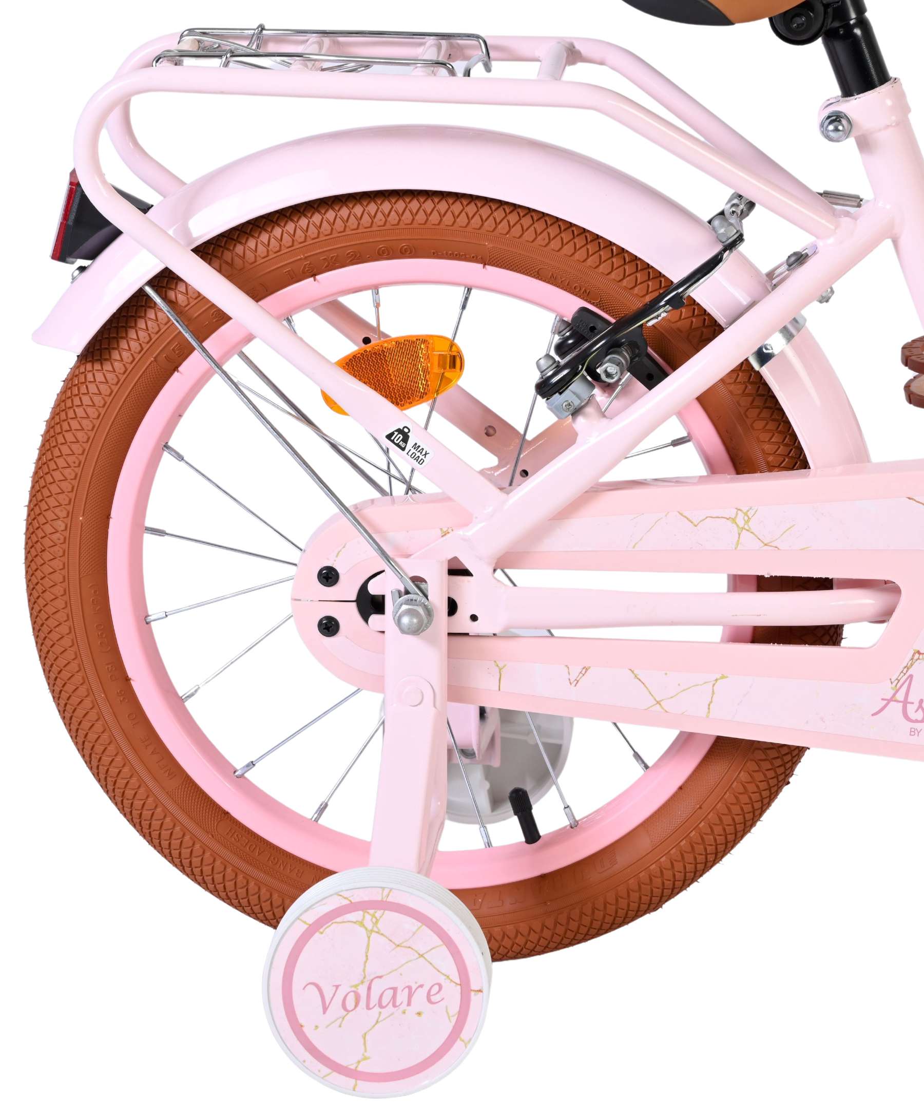Volare Ashley Kinderfiets - Meisjes - 16 inch - Roze - Twee Handremmen 2 Volare Ashley Kinderfiets - Meisjes - 16 inch - Roze - Twee Handremmen - Afbeelding 2