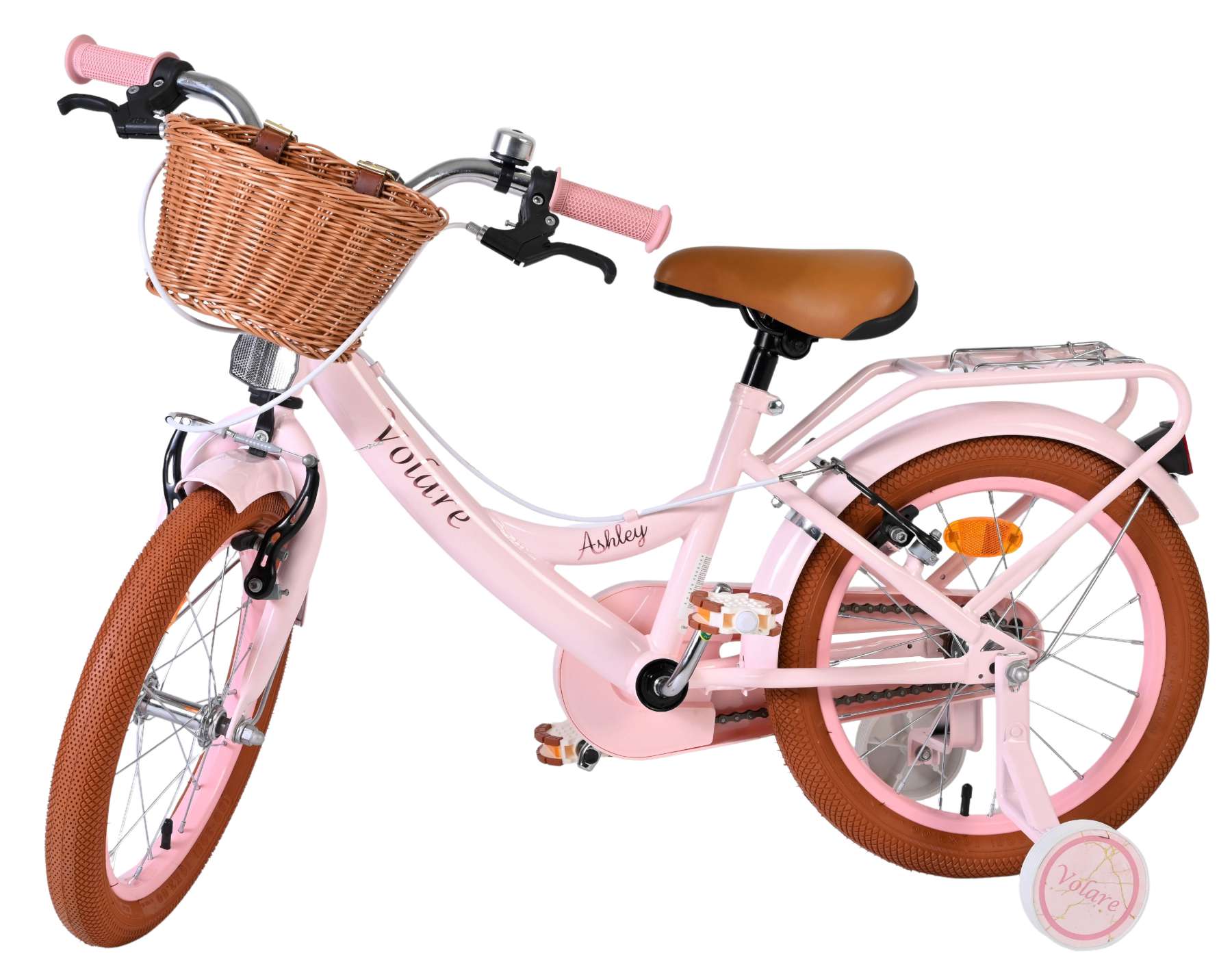 Volare Ashley Kinderfiets - Meisjes - 16 inch - Roze - Twee Handremmen 8 Volare Ashley Kinderfiets - Meisjes - 16 inch - Roze - Twee Handremmen - Afbeelding 8