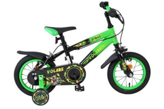 Volare Strike Kinderfiets - Jongens - 12 inch - Groen - Twee Handremmen