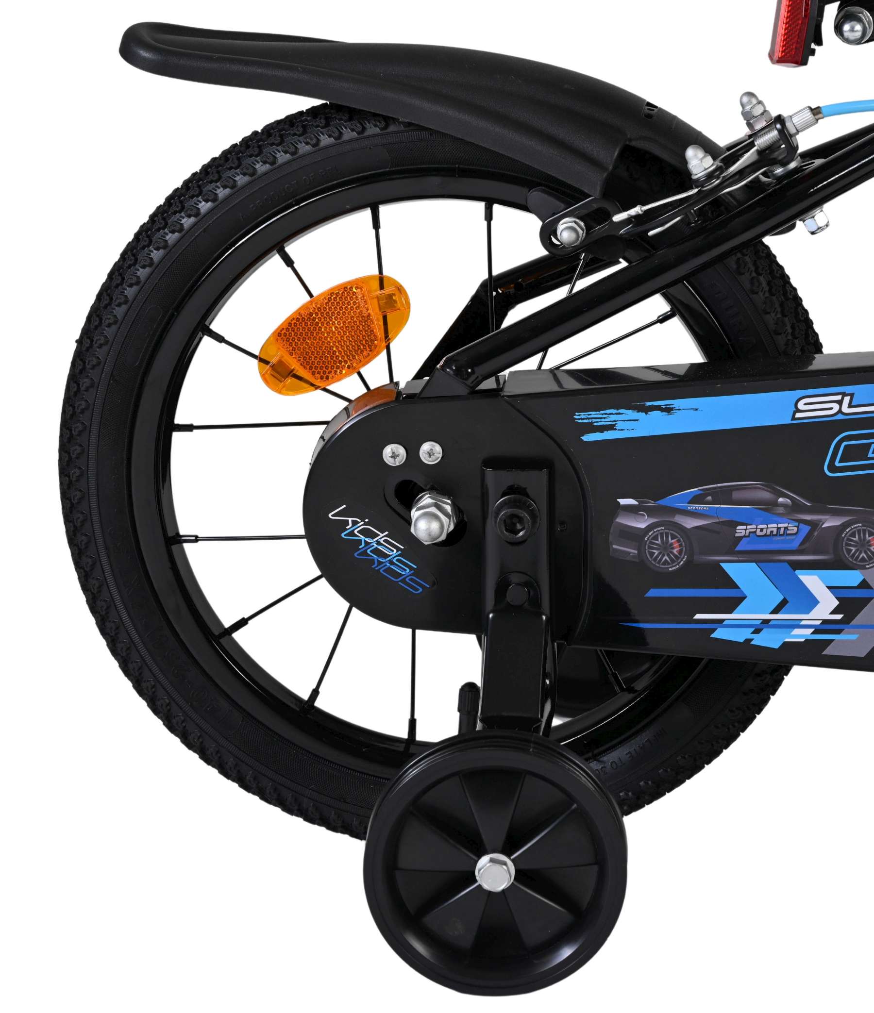 Volare Super GT Kinderfiets - Jongens - 14 inch - Blauw - Twee handremmen 2 Volare Super GT Kinderfiets - Jongens - 14 inch - Blauw - Twee handremmen - Afbeelding 2