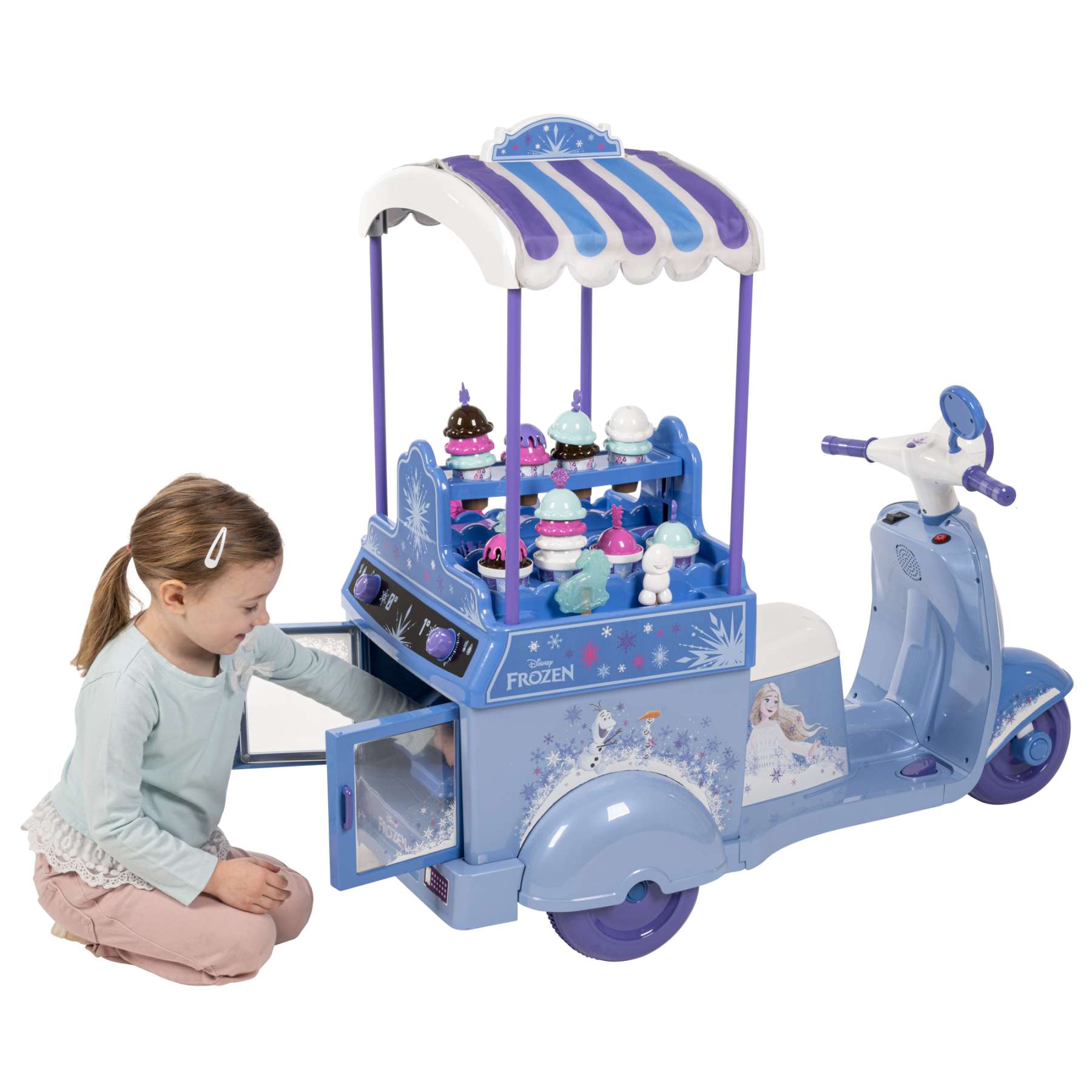 Disney Frozen Ijskar - Elektrische Ride-On 4 Disney Frozen Ijskar - Elektrische Ride-On - Afbeelding 4