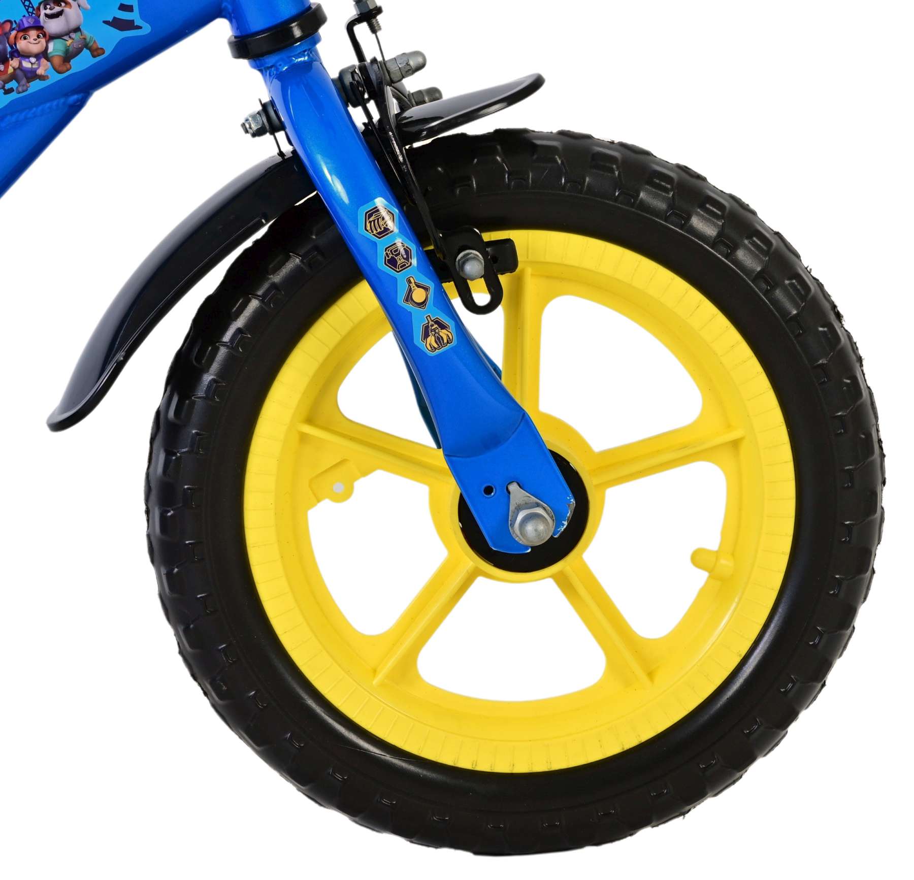 Paw Patrol - Rubble & Crew Kinderfiets - Jongens - Mag Wheels - 12 inch - Blauw 3 Paw Patrol - Rubble & Crew Kinderfiets - Jongens - Mag Wheels - 12 inch - Blauw - Afbeelding 3