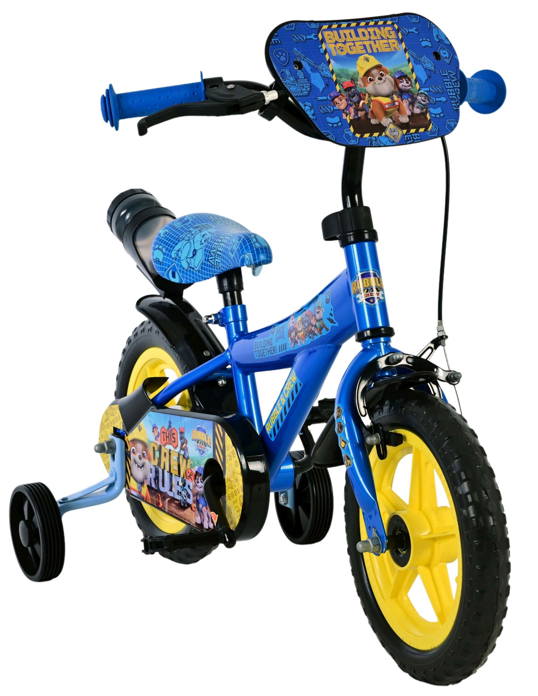 Paw Patrol - Rubble & Crew Kinderfiets - Jongens - Mag Wheels - 12 inch - Blauw 5 Paw Patrol - Rubble & Crew Kinderfiets - Jongens - Mag Wheels - 12 inch - Blauw - Afbeelding 5