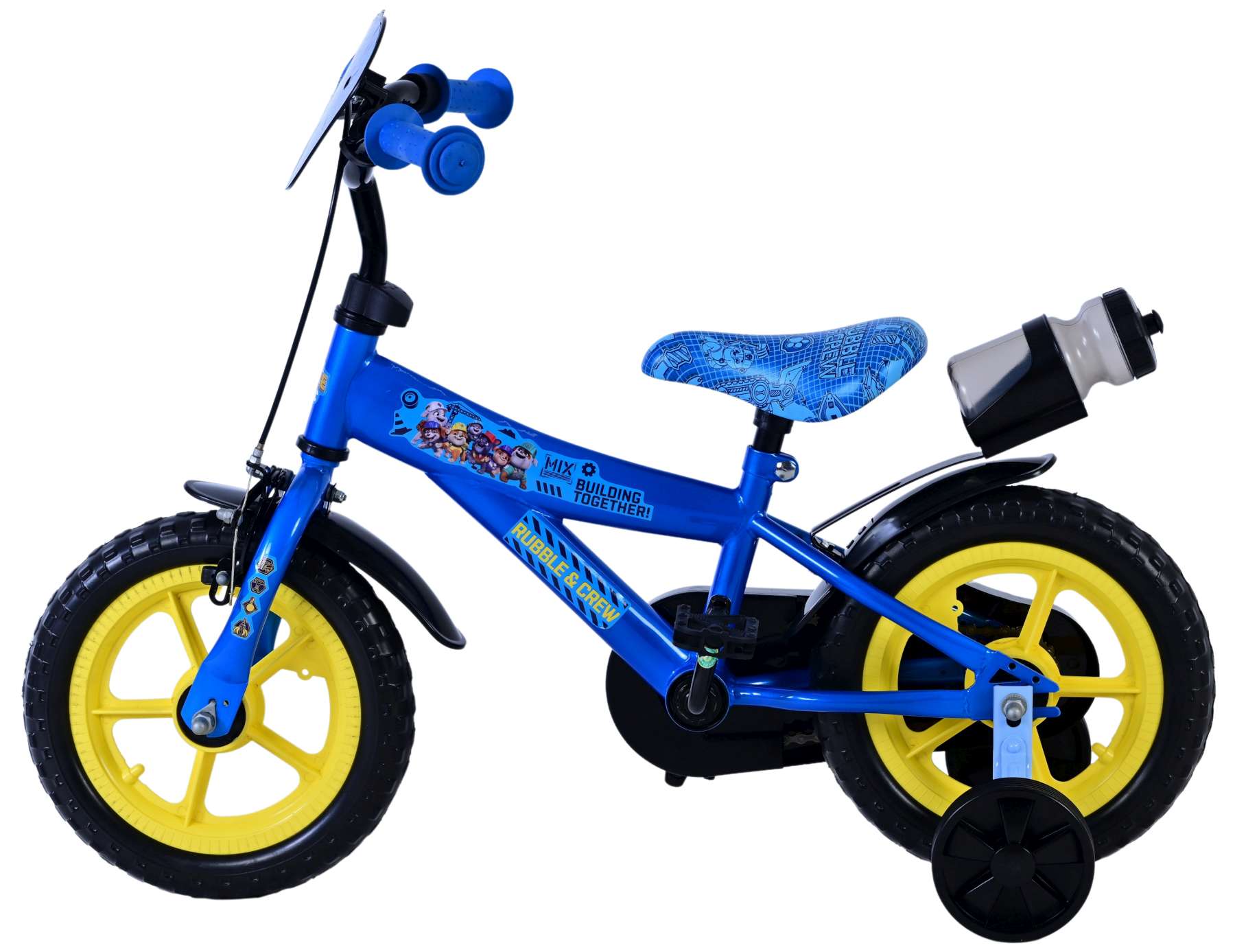 Paw Patrol - Rubble & Crew Kinderfiets - Jongens - Mag Wheels - 12 inch - Blauw 7 Paw Patrol - Rubble & Crew Kinderfiets - Jongens - Mag Wheels - 12 inch - Blauw - Afbeelding 7