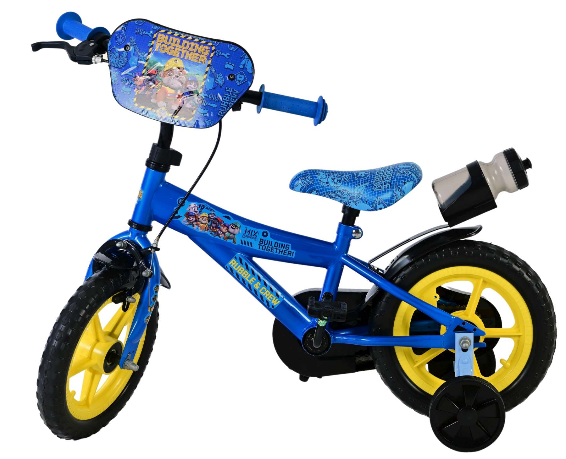 Paw Patrol - Rubble & Crew Kinderfiets - Jongens - Mag Wheels - 12 inch - Blauw 8 Paw Patrol - Rubble & Crew Kinderfiets - Jongens - Mag Wheels - 12 inch - Blauw - Afbeelding 8