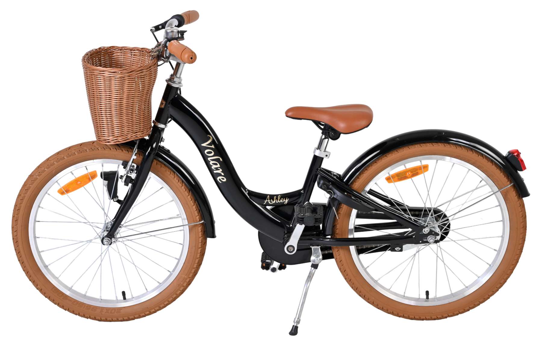 Volare Ashley Kinderfiets - Meisjes - 20 inch - Zwart 8 Volare Ashley Kinderfiets - Meisjes - 20 inch - Zwart - Afbeelding 8