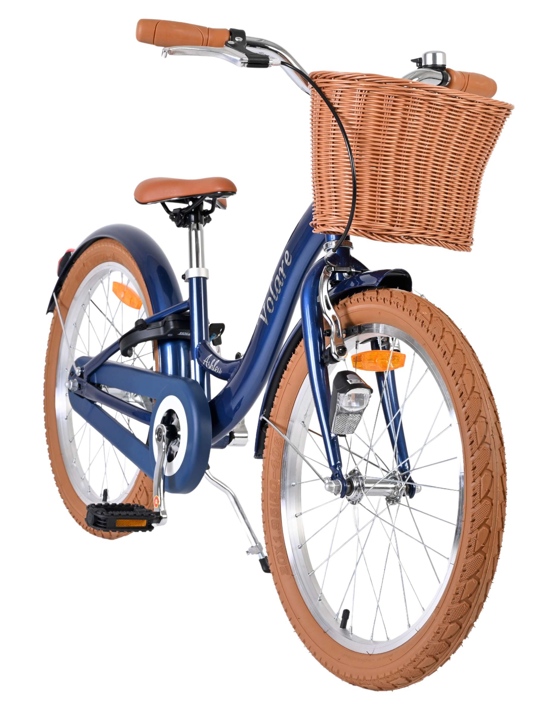 Volare Ashley Kinderfiets - Meisjes - 20 inch - Donkerblauw 5 Volare Ashley Kinderfiets - Meisjes - 20 inch - Donkerblauw - Afbeelding 5