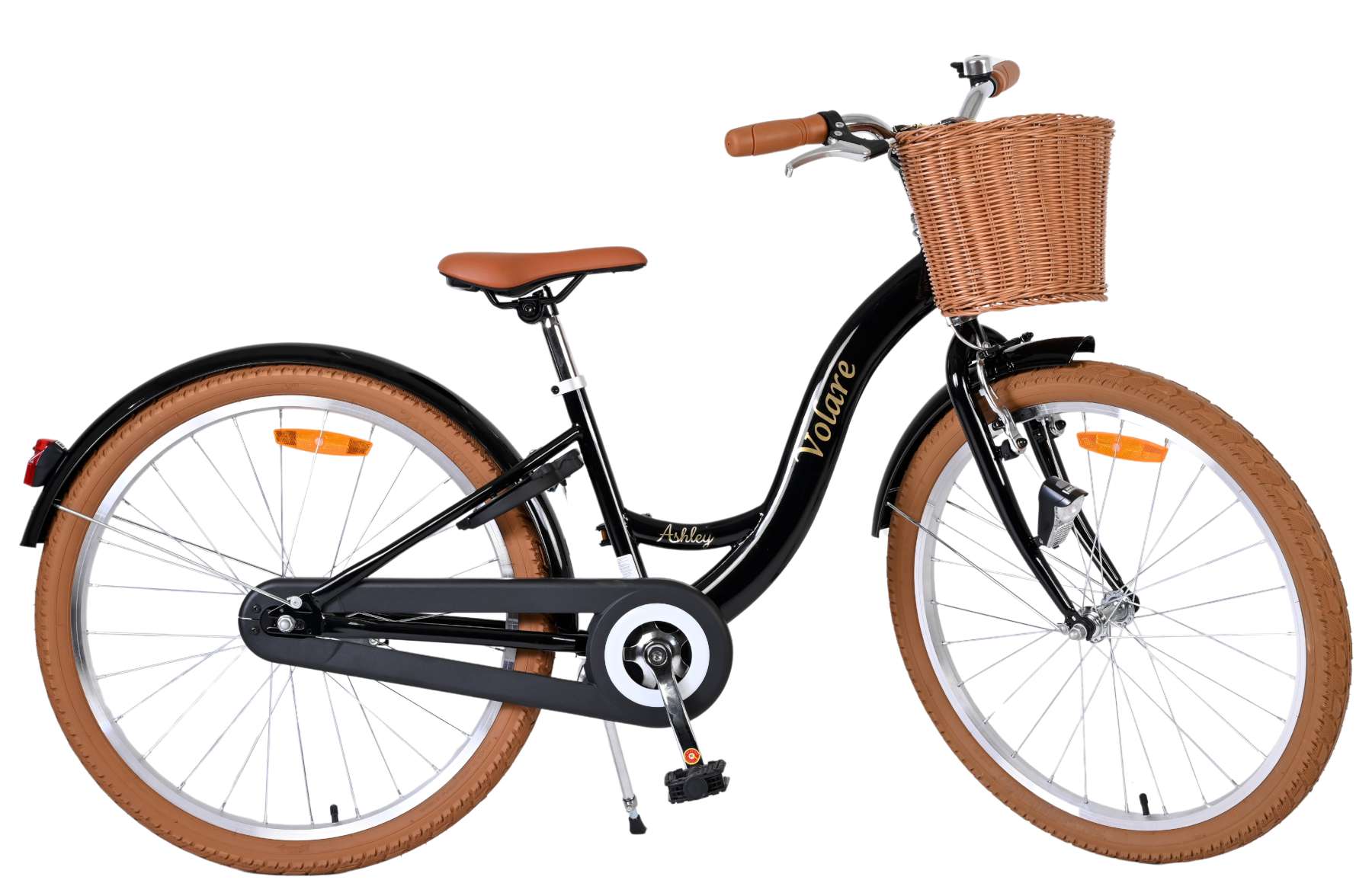 Volare Ashley Kinderfiets - Meisjes - 24 inch - Zwart 11 Volare Ashley Kinderfiets - Meisjes - 24 inch - Zwart - Afbeelding 11