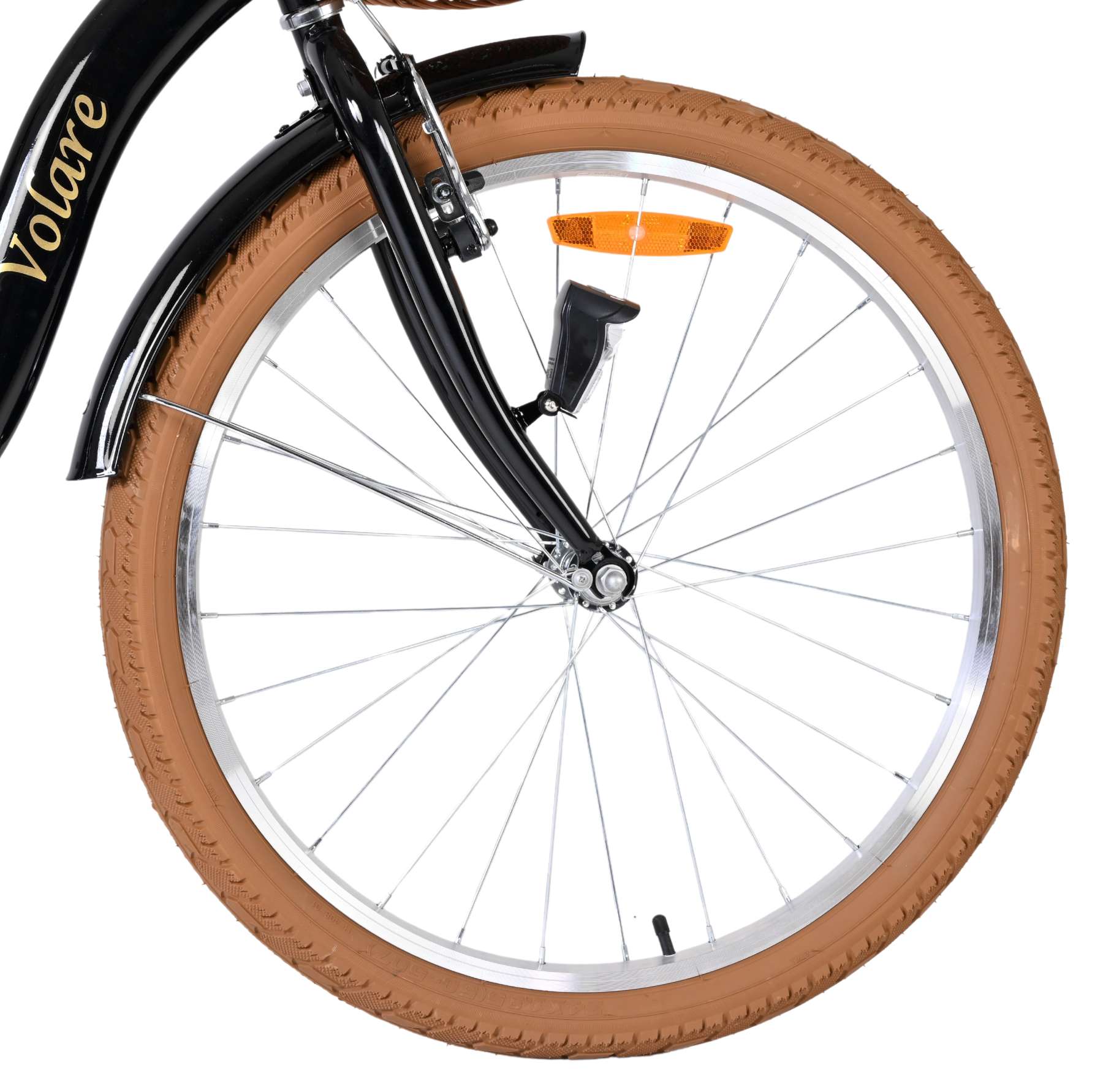 Volare Ashley Kinderfiets - Meisjes - 24 inch - Zwart 4 Volare Ashley Kinderfiets - Meisjes - 24 inch - Zwart - Afbeelding 4