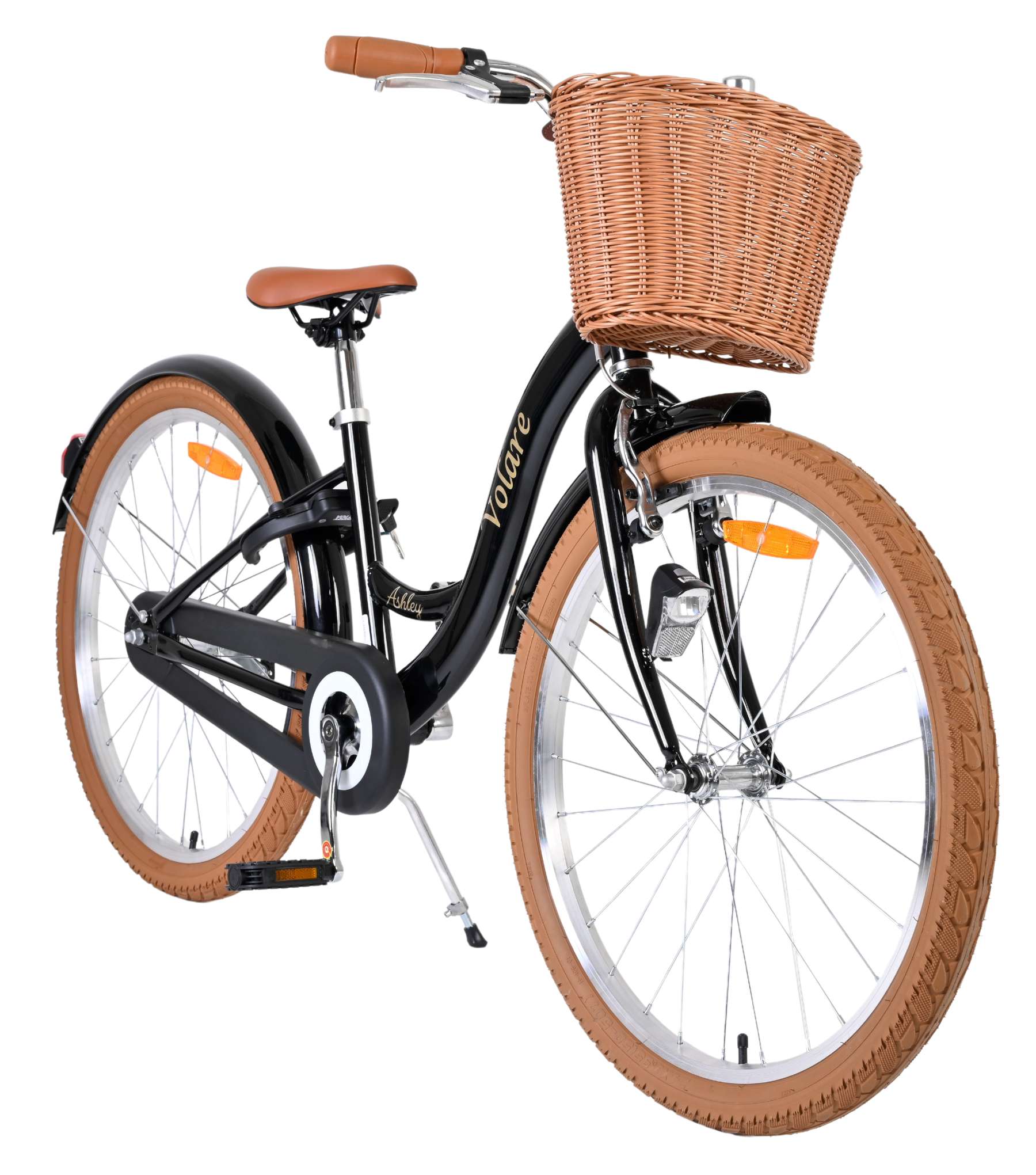 Volare Ashley Kinderfiets - Meisjes - 24 inch - Zwart 6 Volare Ashley Kinderfiets - Meisjes - 24 inch - Zwart - Afbeelding 6