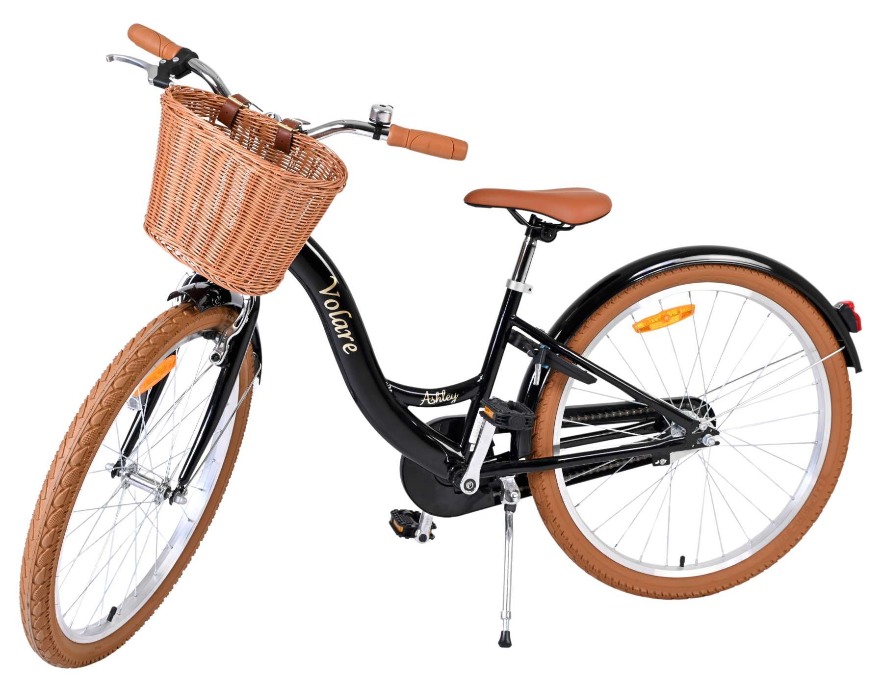 Volare Ashley Kinderfiets - Meisjes - 24 inch - Zwart 9 Volare Ashley Kinderfiets - Meisjes - 24 inch - Zwart - Afbeelding 9