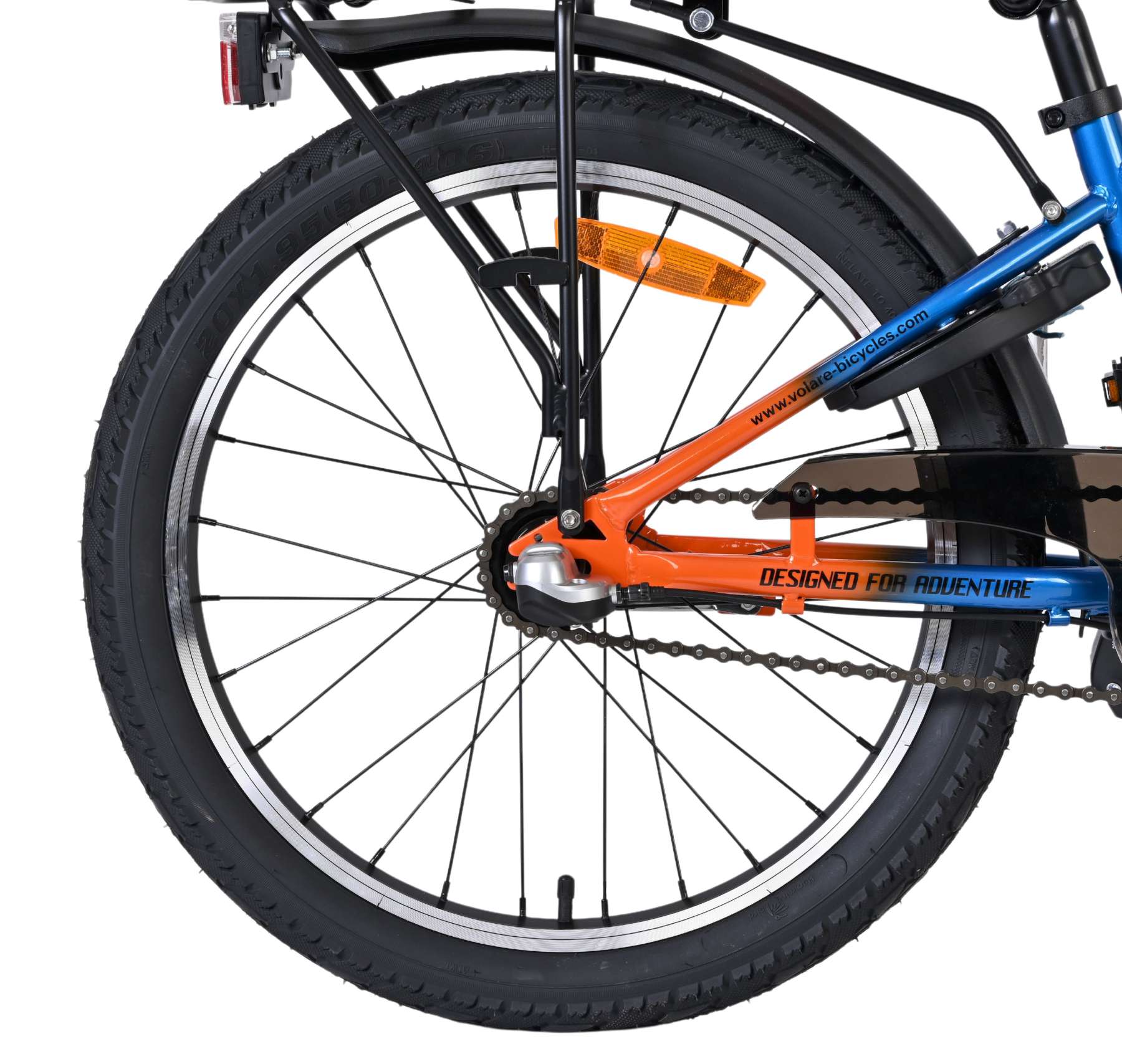 Volare Explorer Kinderfiets - Jongens - 20 inch - Blauw/Oranje - Nexus 3 2 Volare Explorer Kinderfiets - Jongens - 20 inch - Blauw/Oranje - Nexus 3 - Afbeelding 2