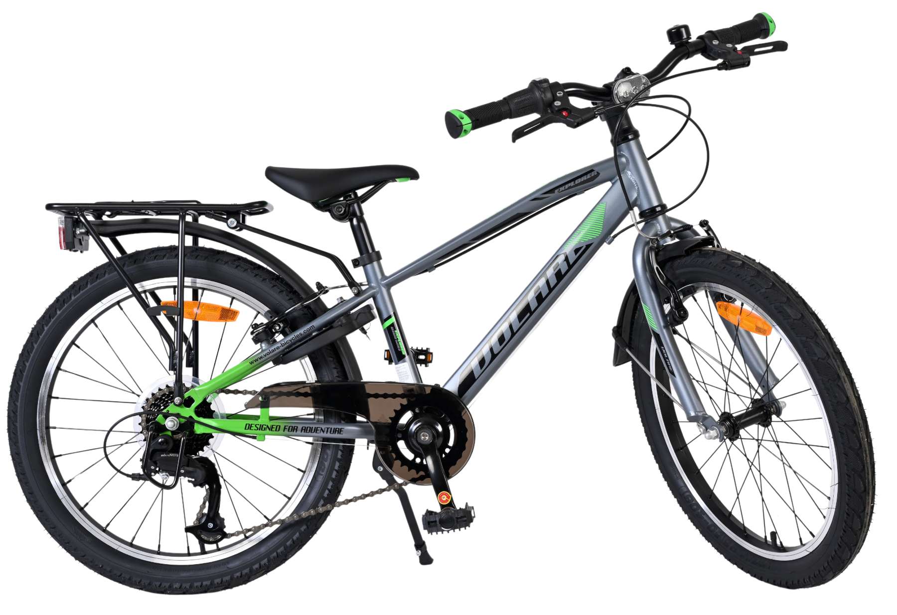 Volare Explorer Kinderfiets - 20 inch - 7 Speed - Donkergrijs 11 Volare Explorer Kinderfiets - 20 inch - 7 Speed - Donkergrijs - Afbeelding 11