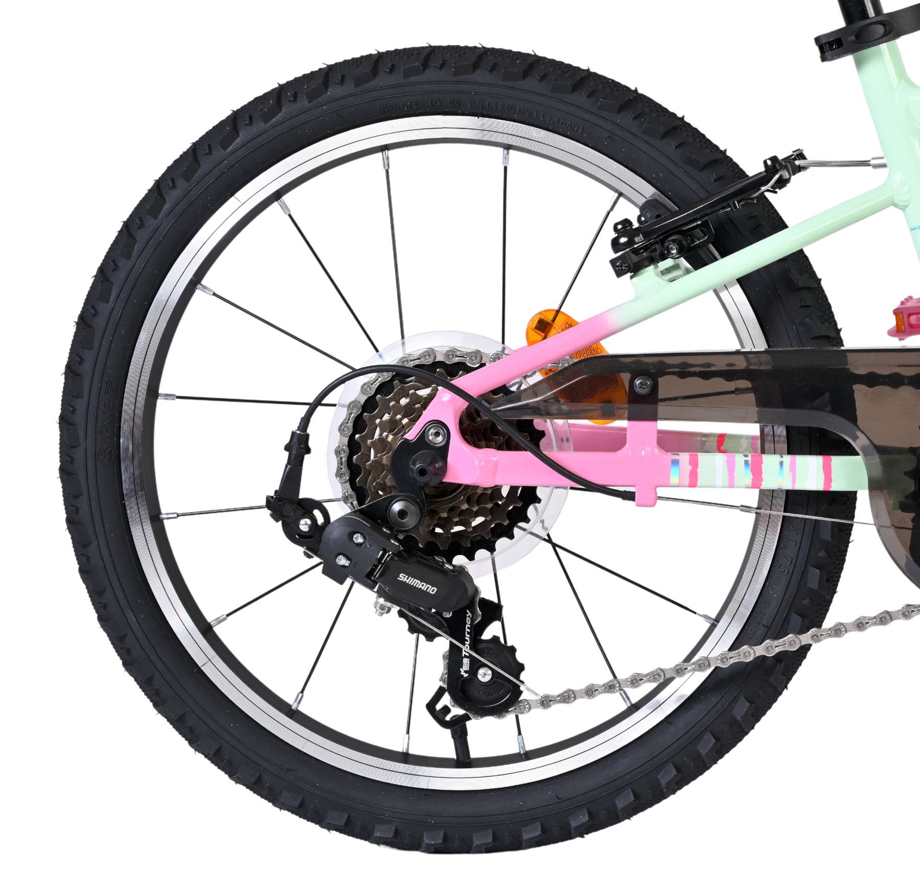 Volare Milano Kinderfiets - Meisjes - 18 inch - Mintgroen - 6 versnellingen - Afbeelding 2