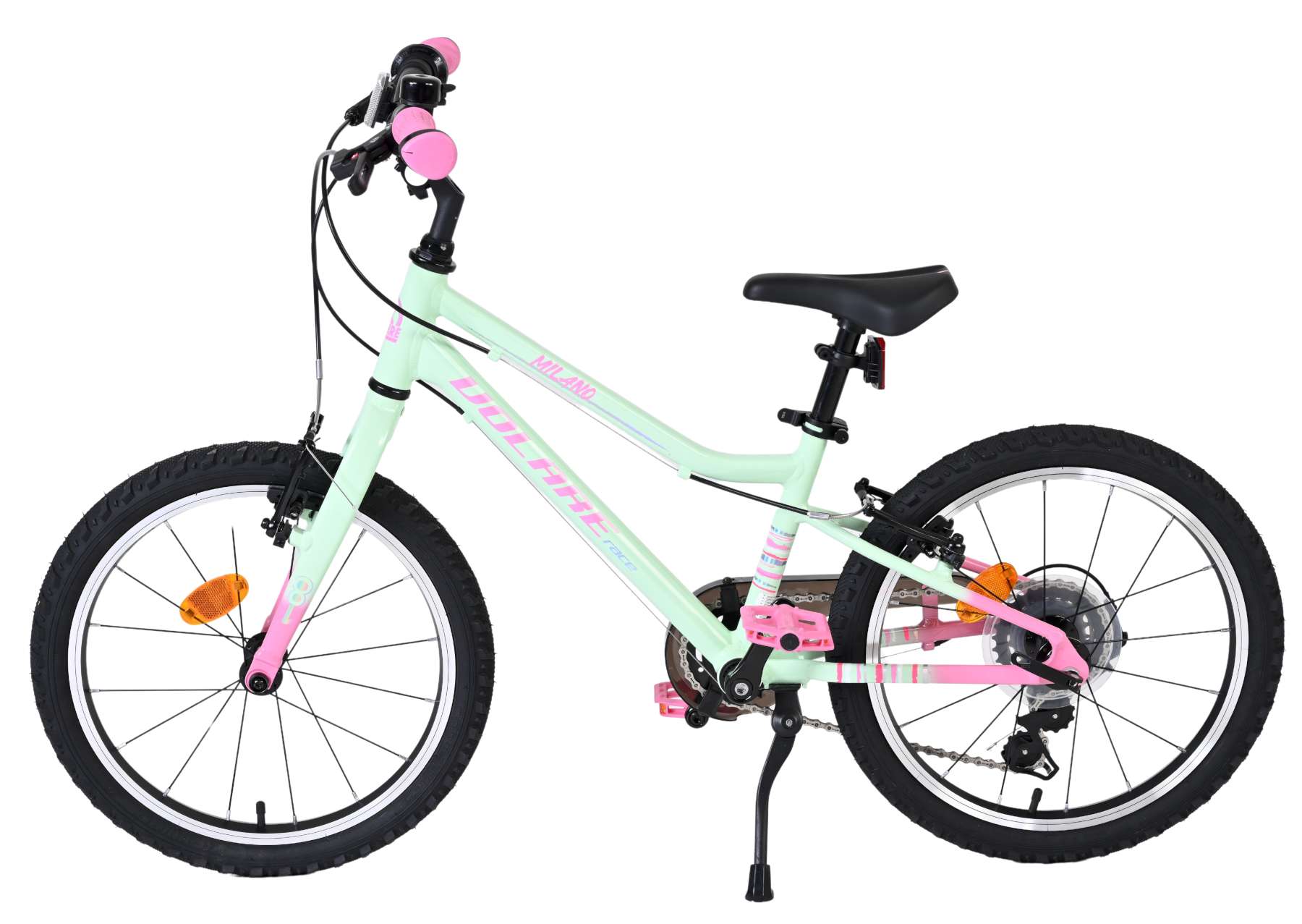Volare Milano Kinderfiets - Meisjes - 18 inch - Mintgroen - 6 versnellingen - Afbeelding 8