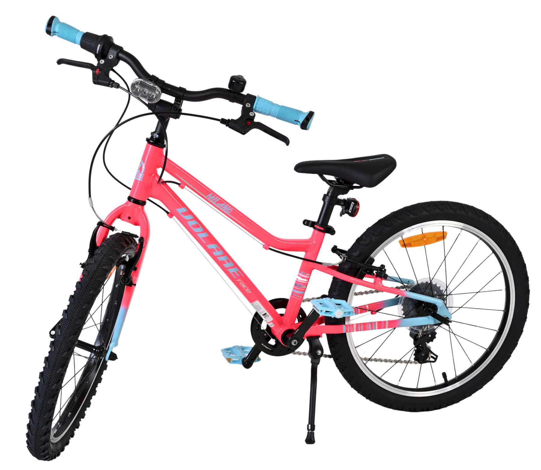 Volare Milano Kinderfiets - Meisjes - 20 inch - Roze 9 Volare Milano Kinderfiets - Meisjes - 20 inch - Roze - Afbeelding 9