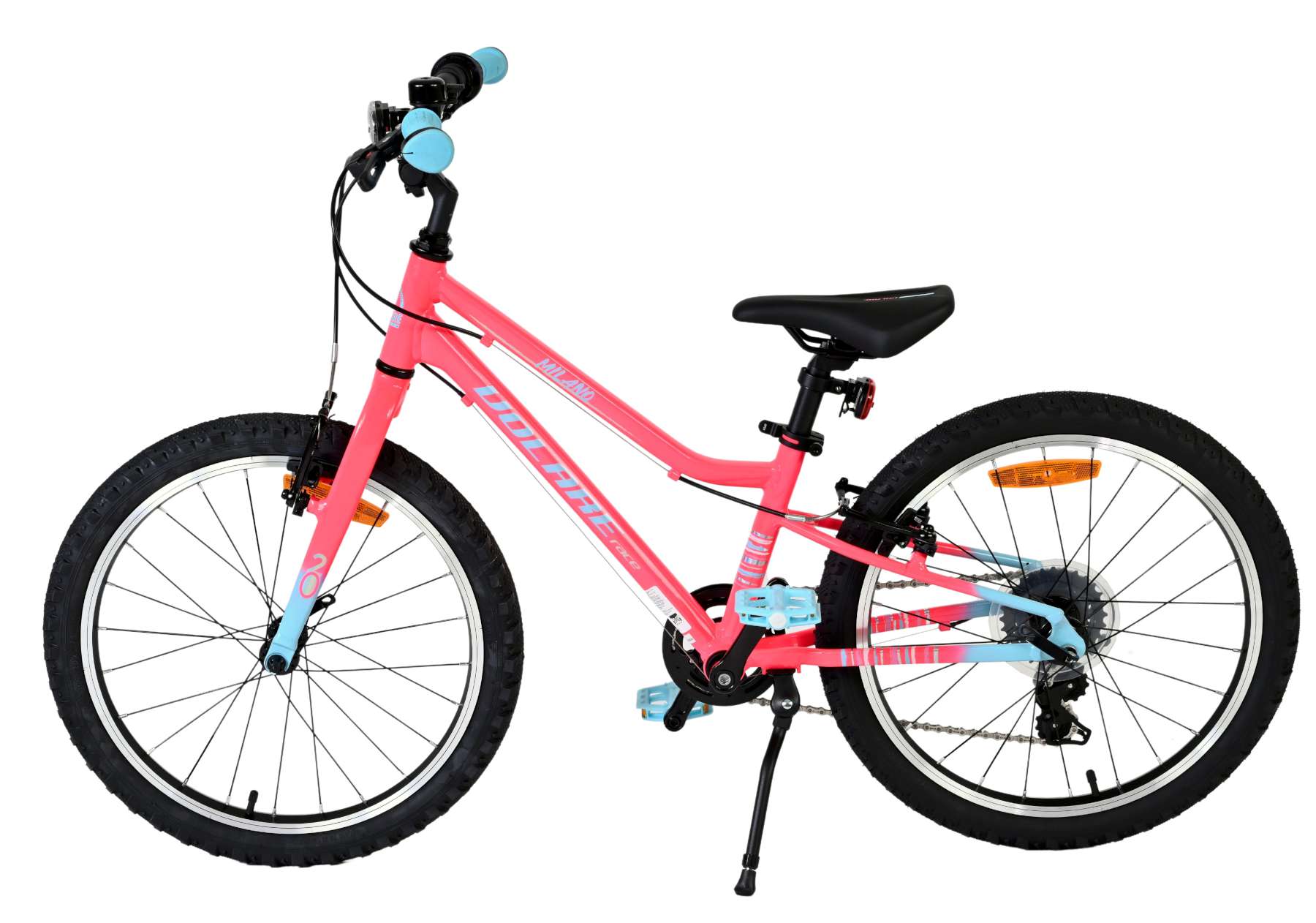 Volare Milano Kinderfiets - Meisjes - 20 inch - Roze 8 Volare Milano Kinderfiets - Meisjes - 20 inch - Roze - Afbeelding 8