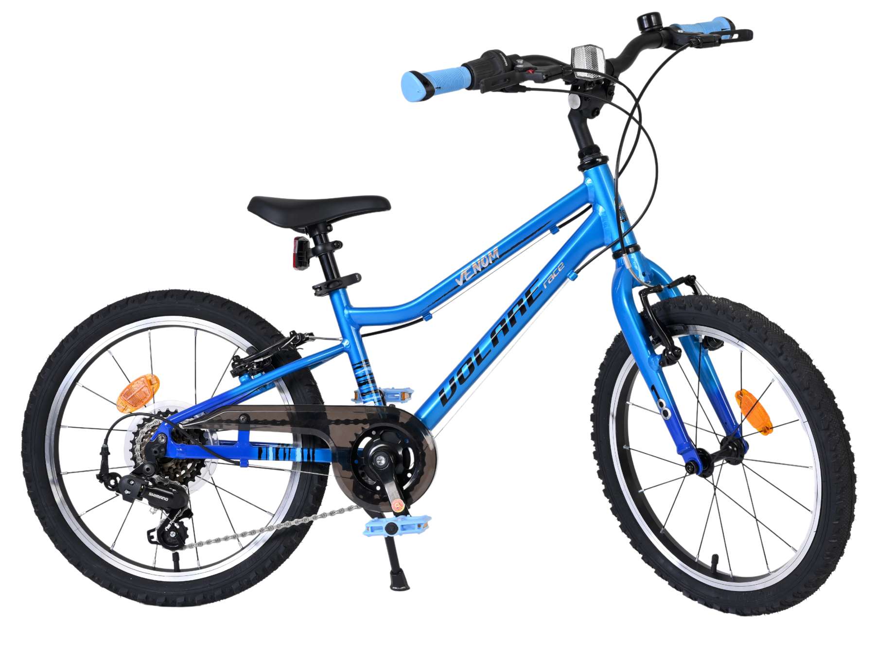 Volare Venom Kinderfiets - Jongens - 18 inch - 6 Speed - Blauw - Twee handremmen 11 Volare Venom Kinderfiets - Jongens - 18 inch - 6 Speed - Blauw - Twee handremmen - Afbeelding 11