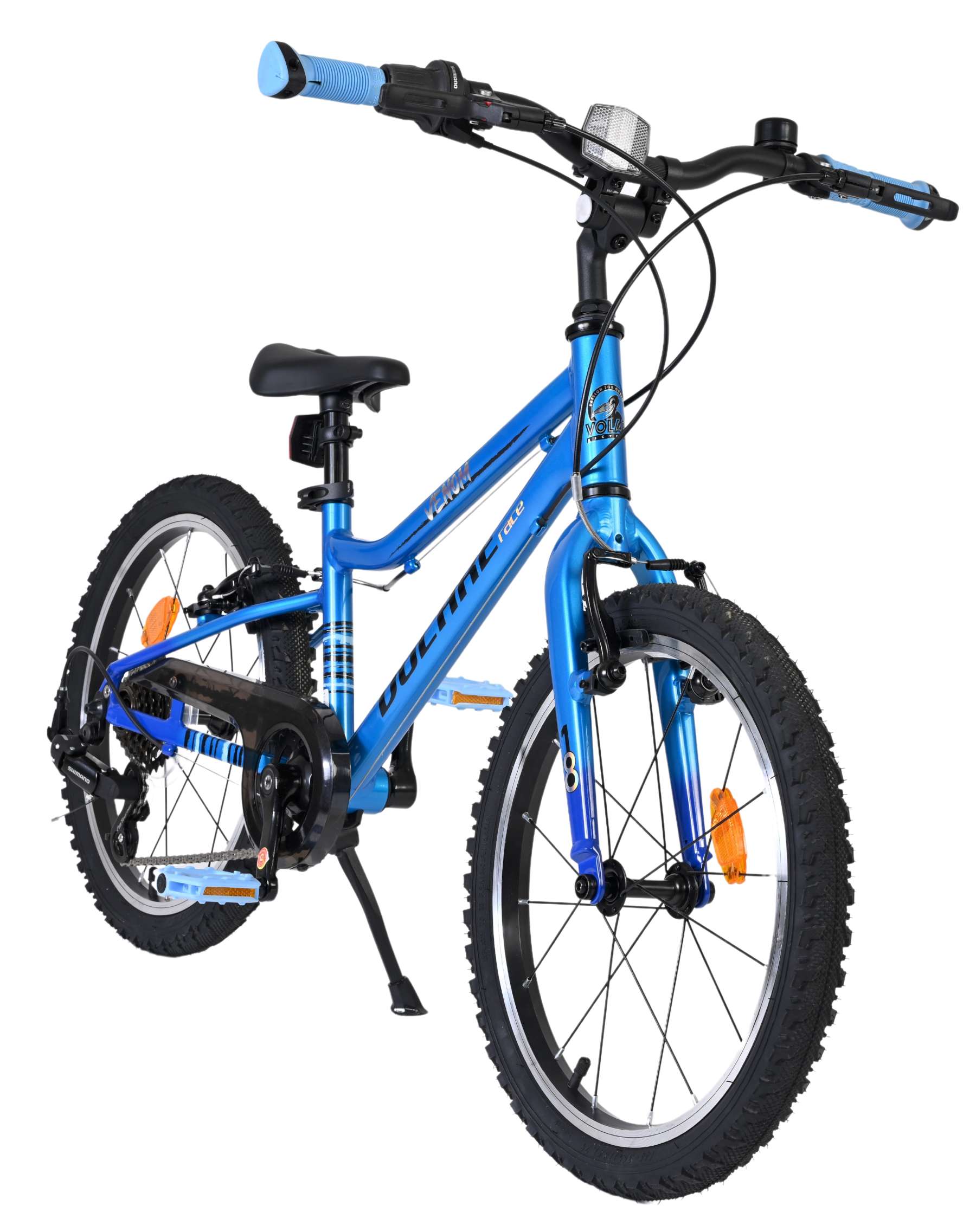 Volare Venom Kinderfiets - Jongens - 18 inch - 6 Speed - Blauw - Twee handremmen 6 Volare Venom Kinderfiets - Jongens - 18 inch - 6 Speed - Blauw - Twee handremmen - Afbeelding 6