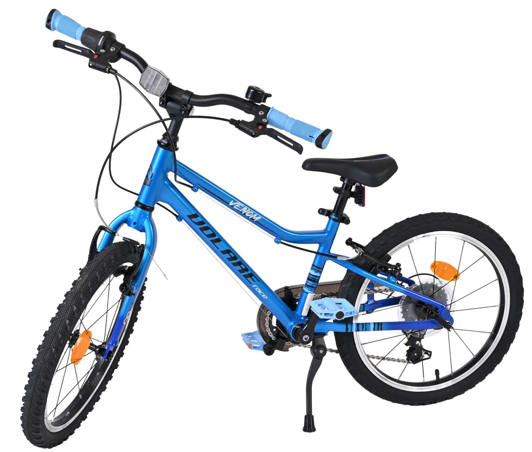 Volare Venom Kinderfiets - Jongens - 18 inch - 6 Speed - Blauw - Twee handremmen 9 Volare Venom Kinderfiets - Jongens - 18 inch - 6 Speed - Blauw - Twee handremmen - Afbeelding 9