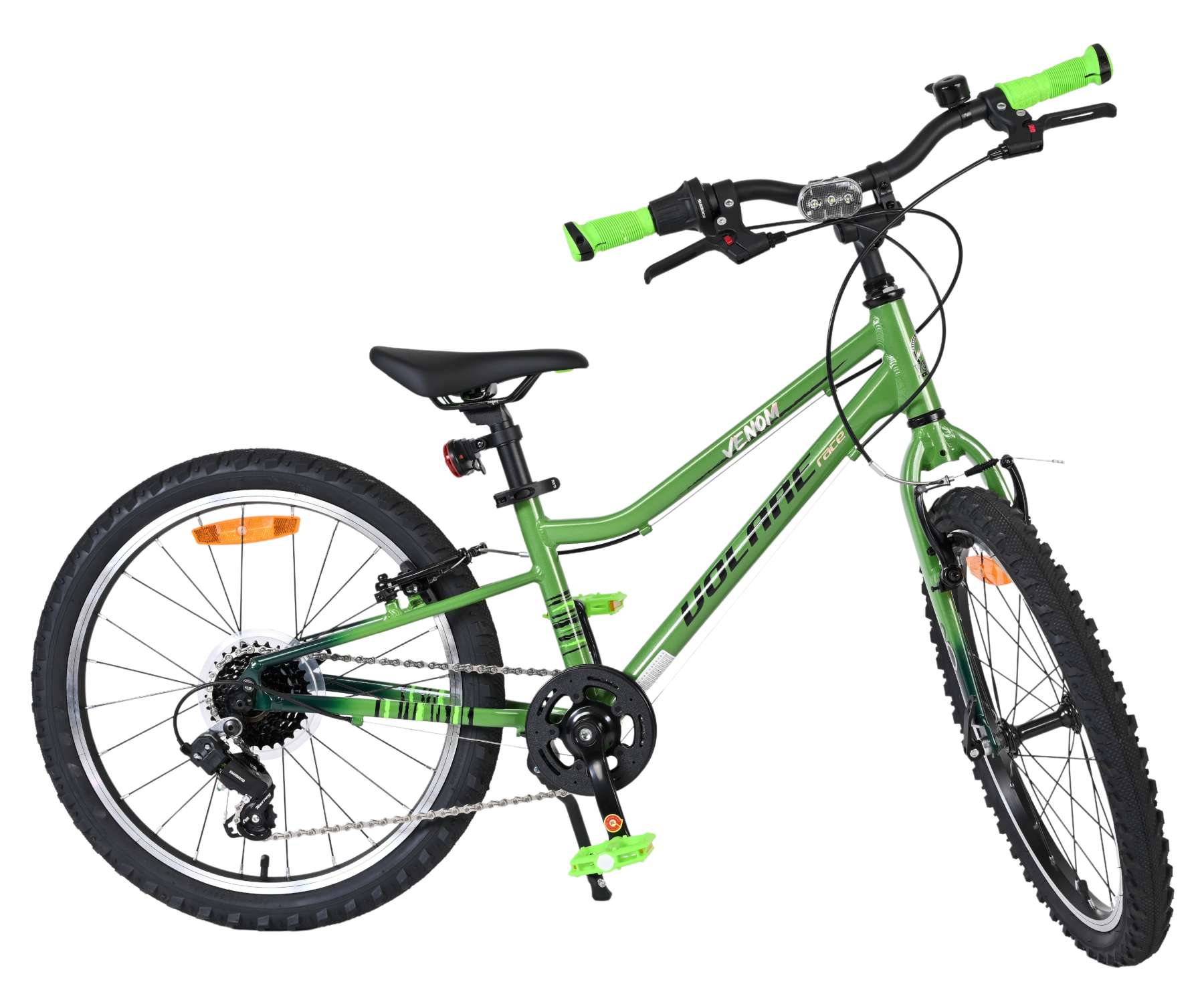 Volare Venom Kinderfiets - Jongens - 20 inch - Groen - Twee handremmen 11 Volare Venom Kinderfiets - Jongens - 20 inch - Groen - Twee handremmen - Afbeelding 11