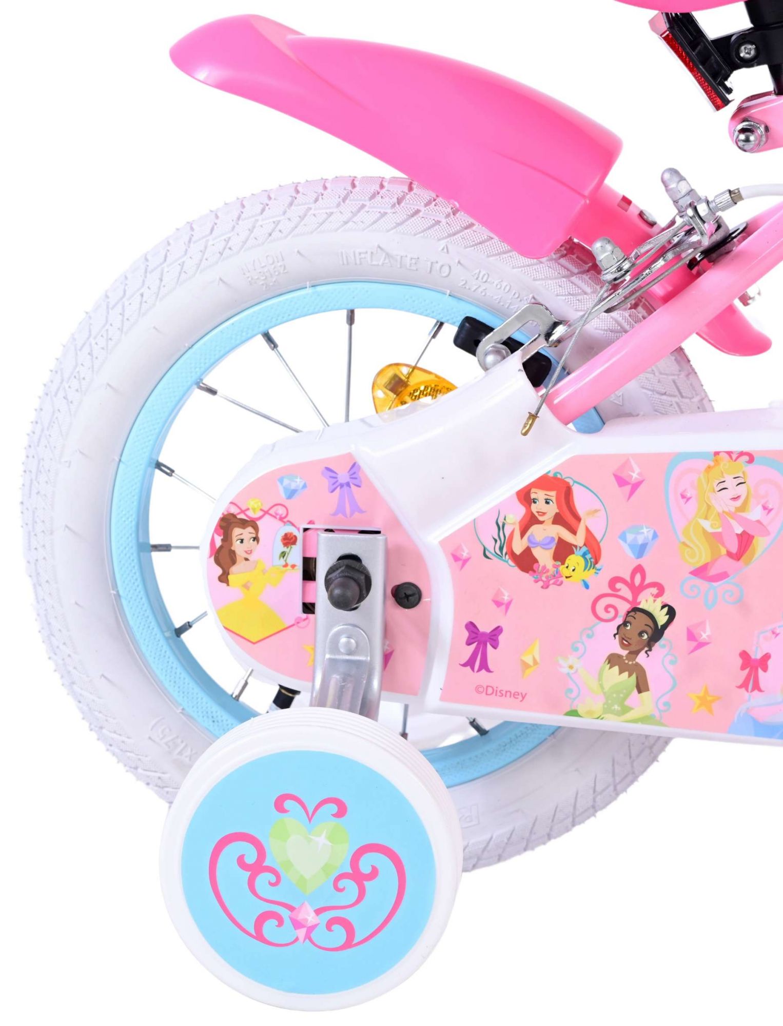 Magic Royals Kinderfiets - Meisjes - 12 inch - Roze - Twee Handremmen 3 Magic Royals Kinderfiets - Meisjes - 12 inch - Roze - Twee Handremmen - Afbeelding 3