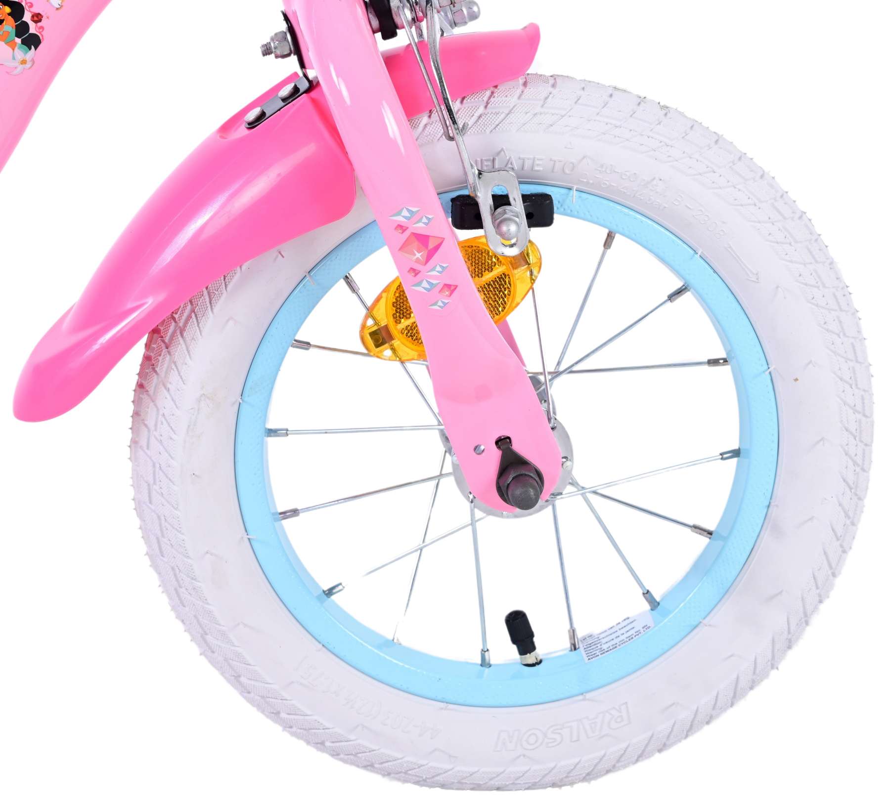 Magic Royals Kinderfiets - Meisjes - 12 inch - Roze - Twee Handremmen 4 Magic Royals Kinderfiets - Meisjes - 12 inch - Roze - Twee Handremmen - Afbeelding 4