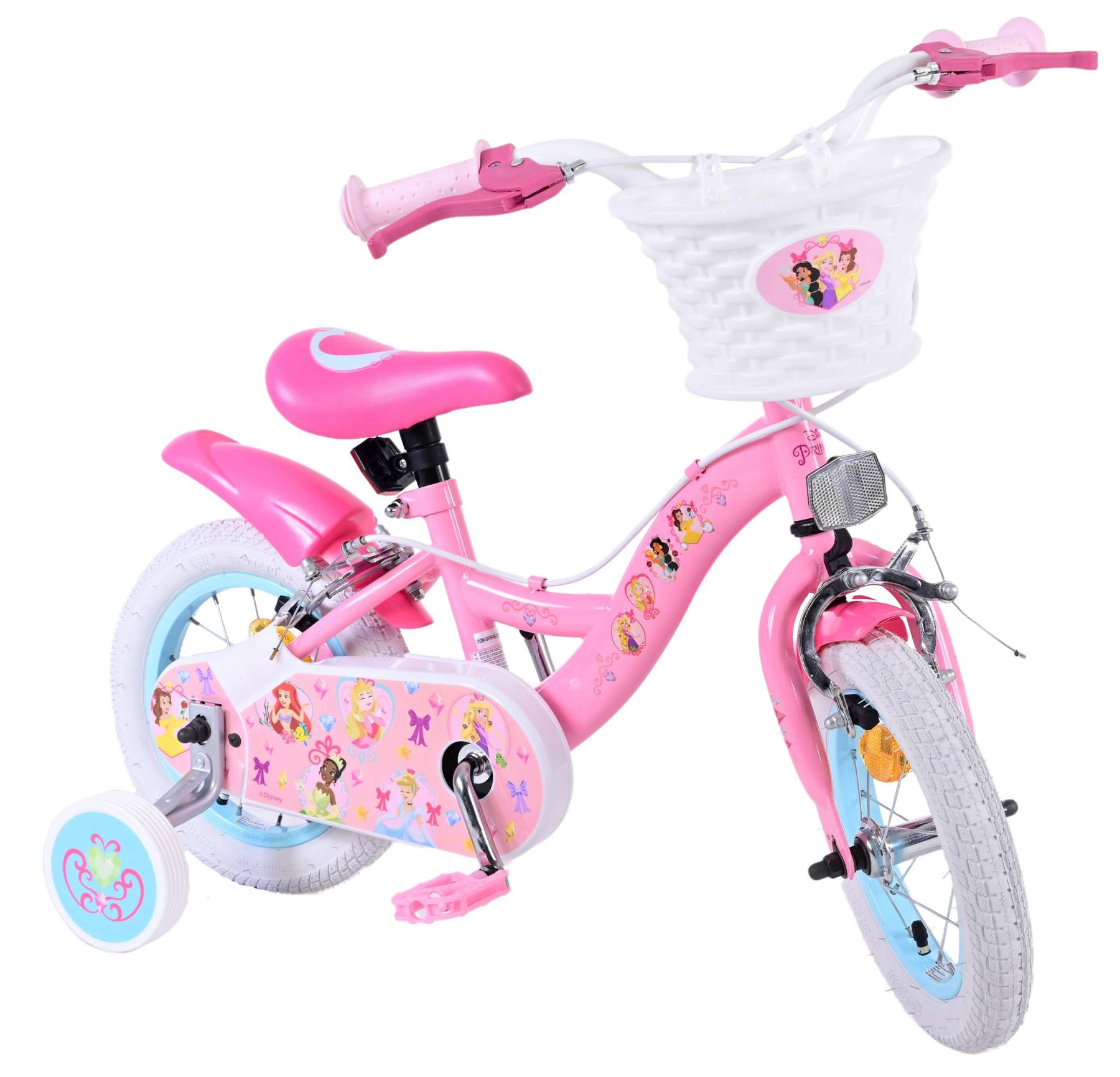 Magic Royals Kinderfiets - Meisjes - 12 inch - Roze - Twee Handremmen 6 Magic Royals Kinderfiets - Meisjes - 12 inch - Roze - Twee Handremmen - Afbeelding 6