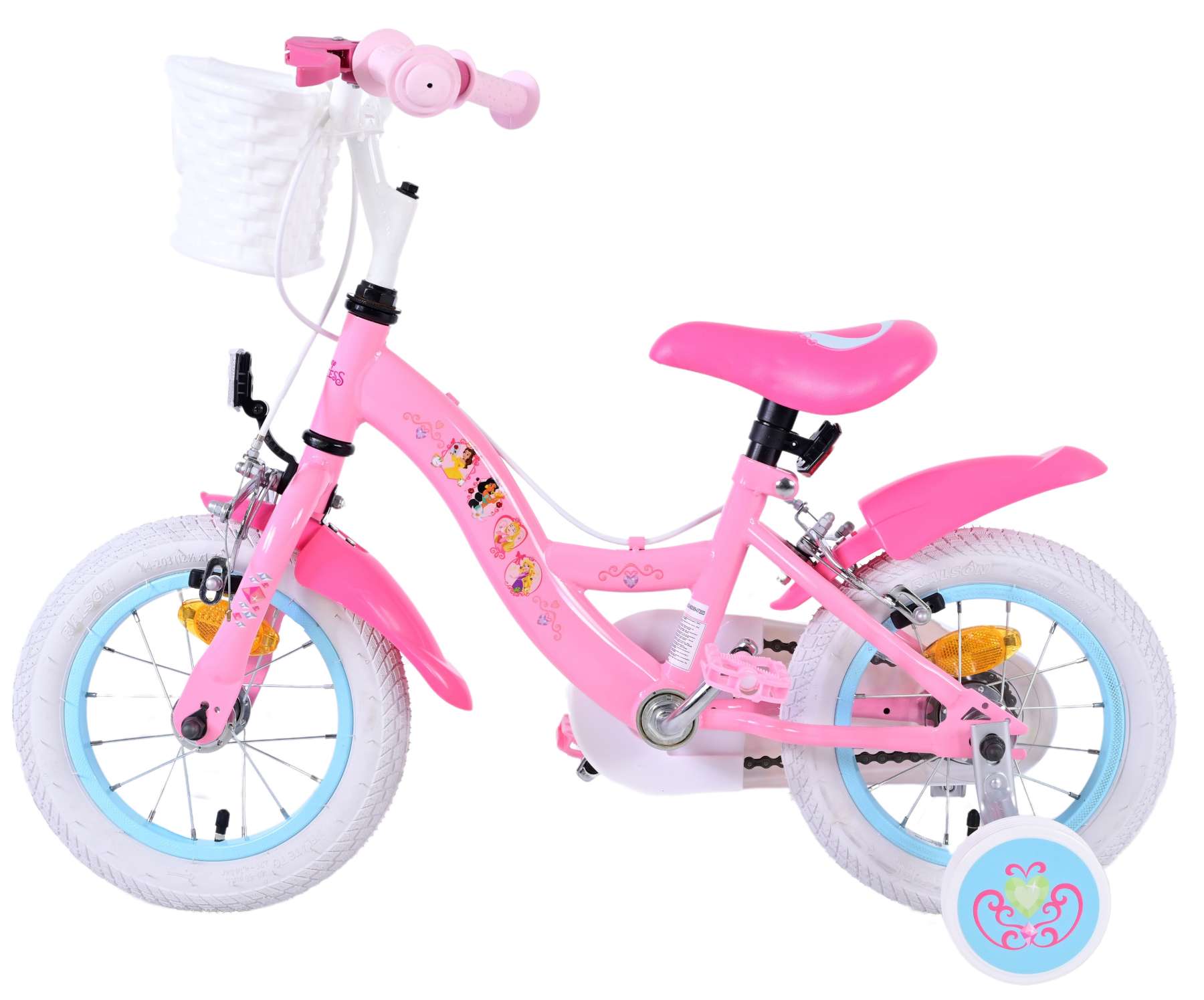 Magic Royals Kinderfiets - Meisjes - 12 inch - Roze - Twee Handremmen 8 Magic Royals Kinderfiets - Meisjes - 12 inch - Roze - Twee Handremmen - Afbeelding 8