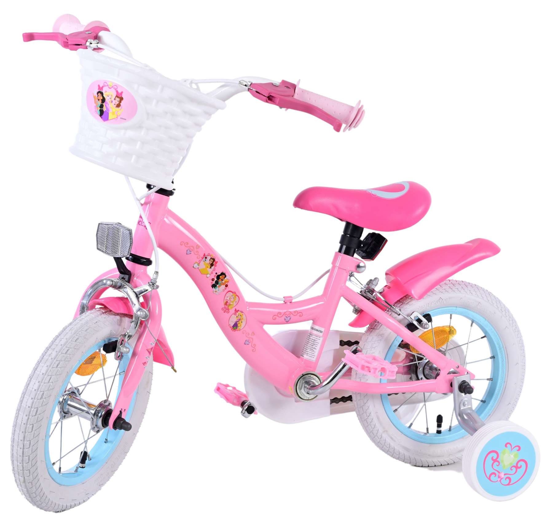 Magic Royals Kinderfiets - Meisjes - 12 inch - Roze - Twee Handremmen 9 Magic Royals Kinderfiets - Meisjes - 12 inch - Roze - Twee Handremmen - Afbeelding 9