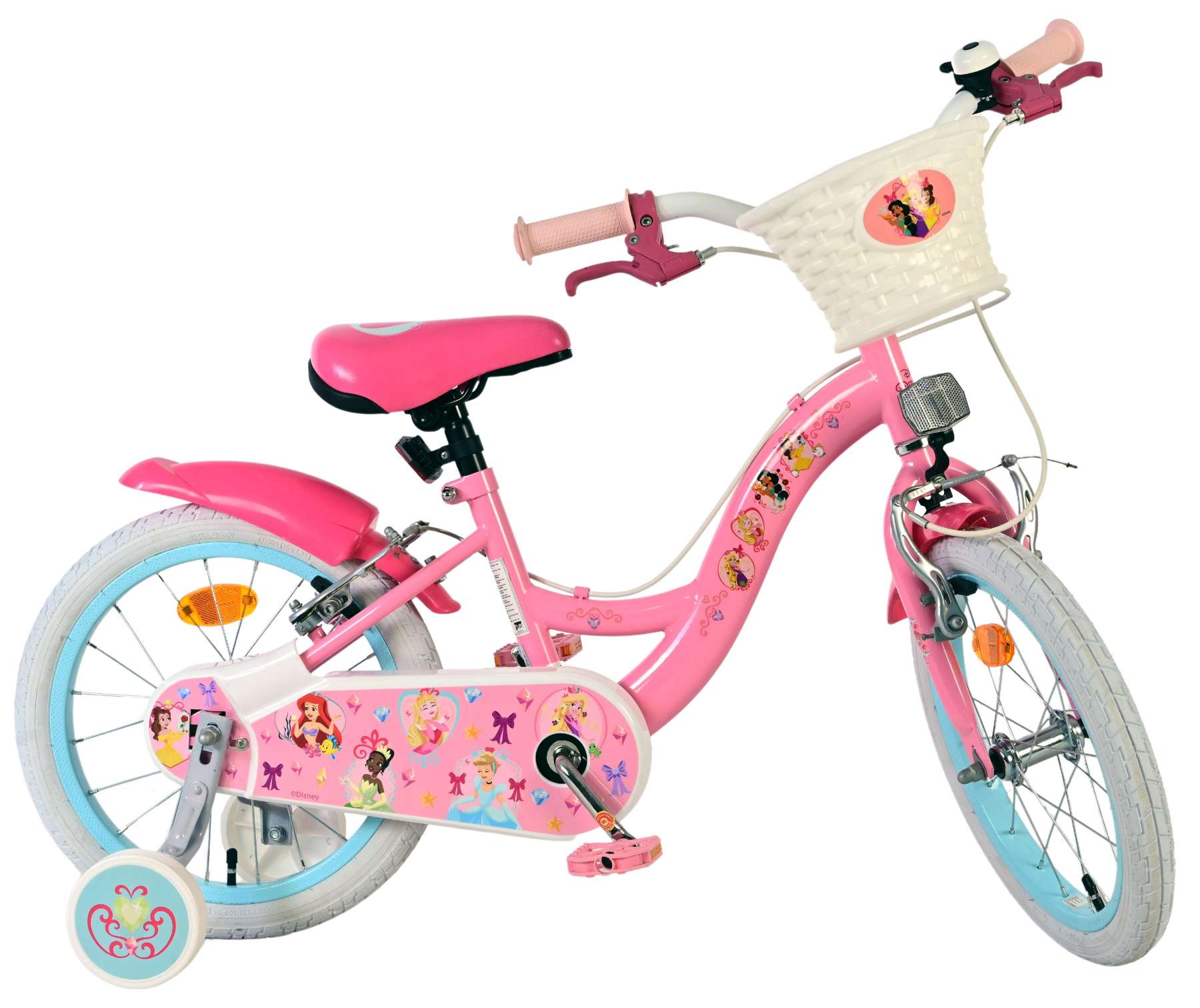 Magic Royals Kinderfiets - Meisjes - 16 inch - Roze - Twee Handremmen 10 Magic Royals Kinderfiets - Meisjes - 16 inch - Roze - Twee Handremmen - Afbeelding 10